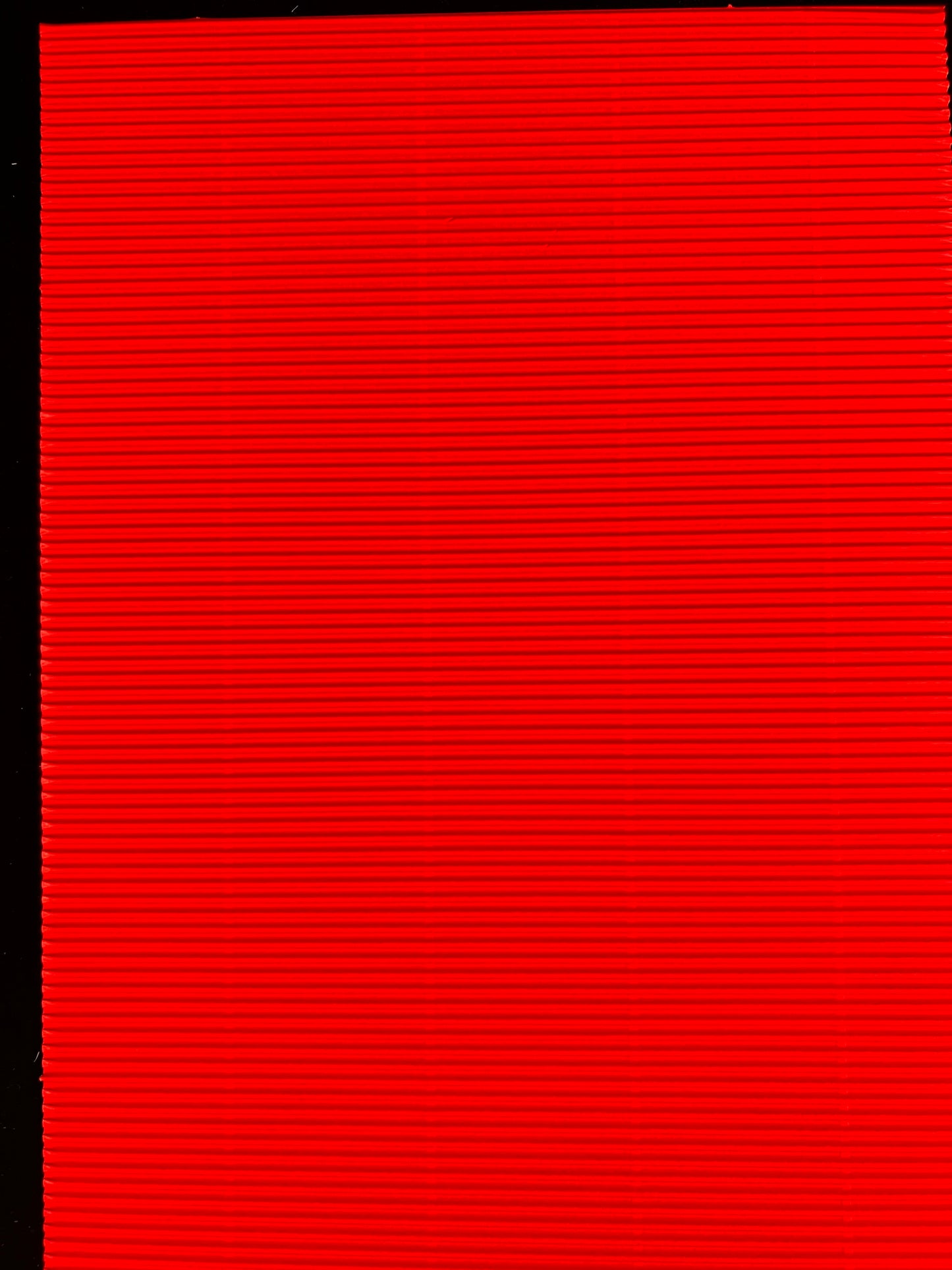 Corrugated A4 Card - Red - 6 pack