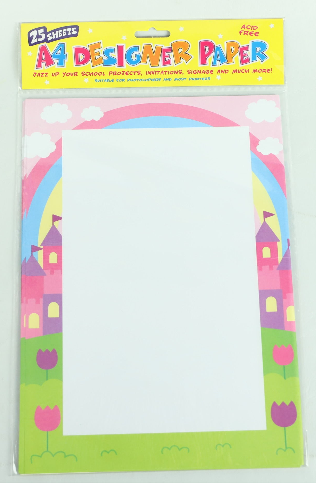 A4 Designer Paper - Princess Castle - 25 Sheets