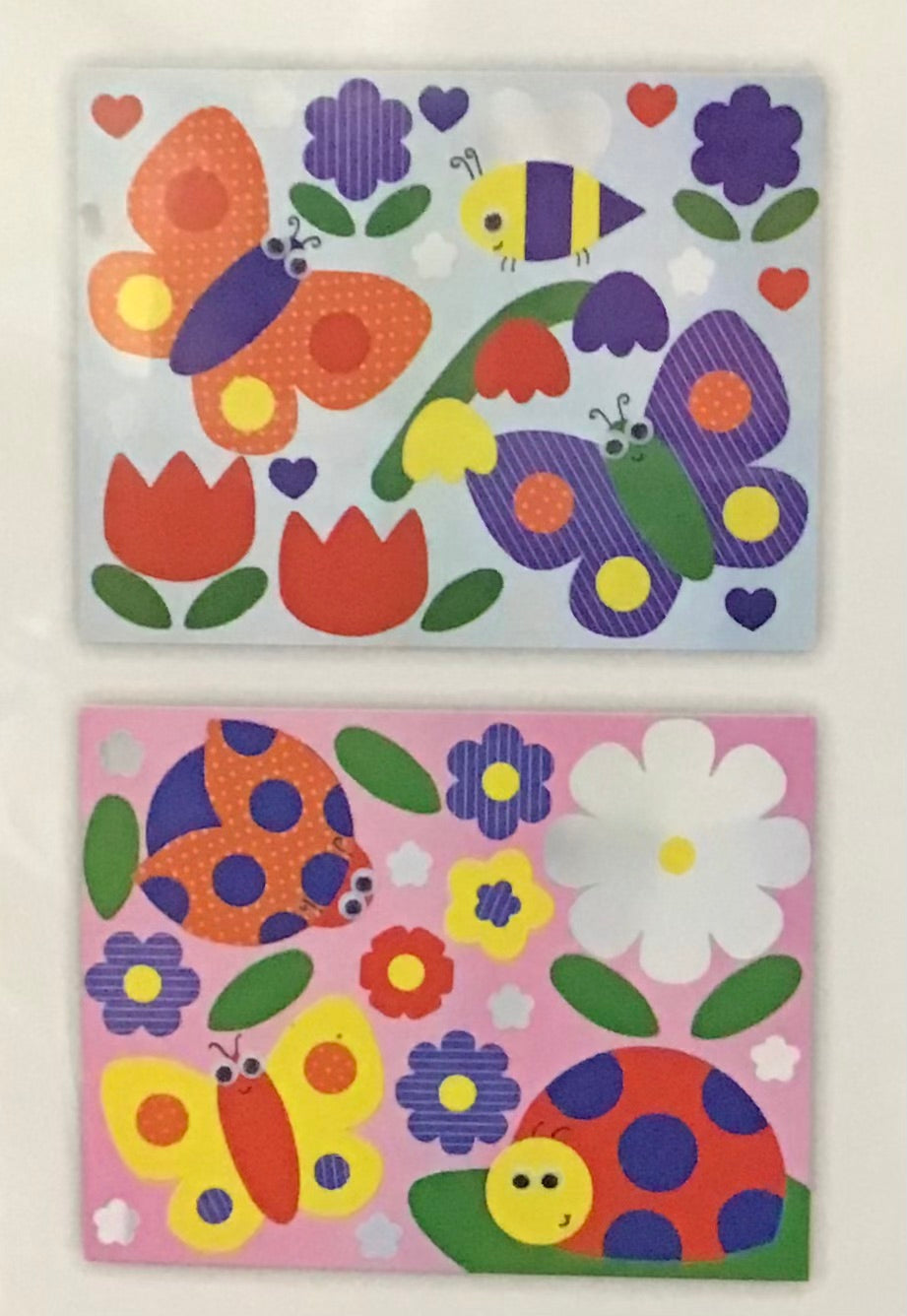 Collage Set - Create a Collage Picture - Makes 2 - Butterflies and Ladybugs