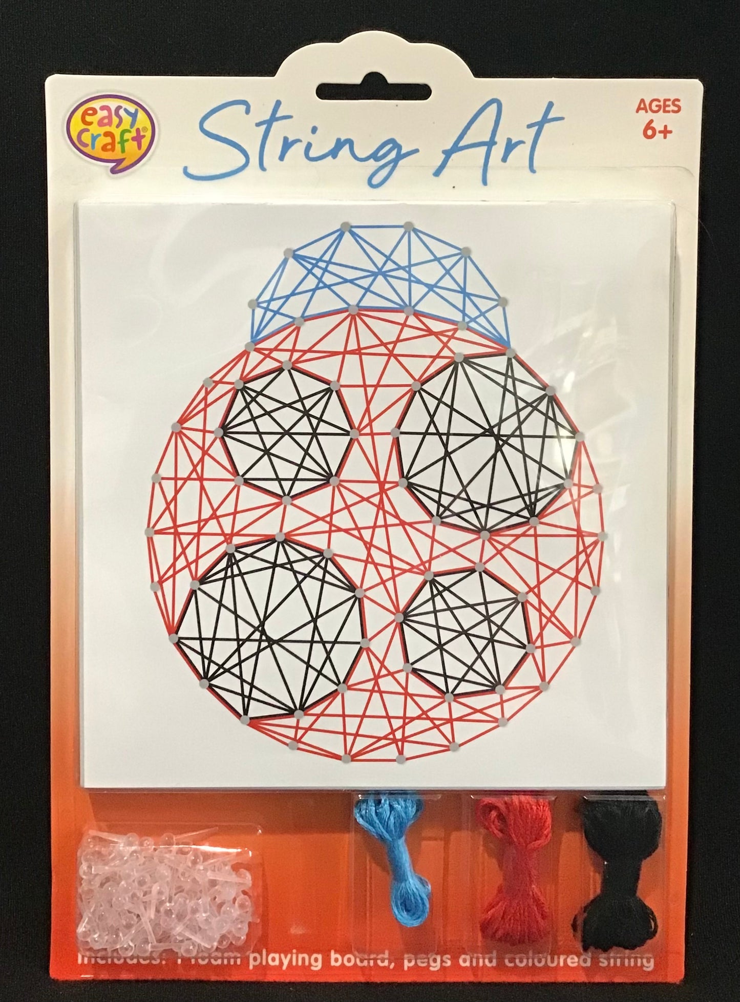 String Art - Ladybug - 15cm x 15cm - Makes 1