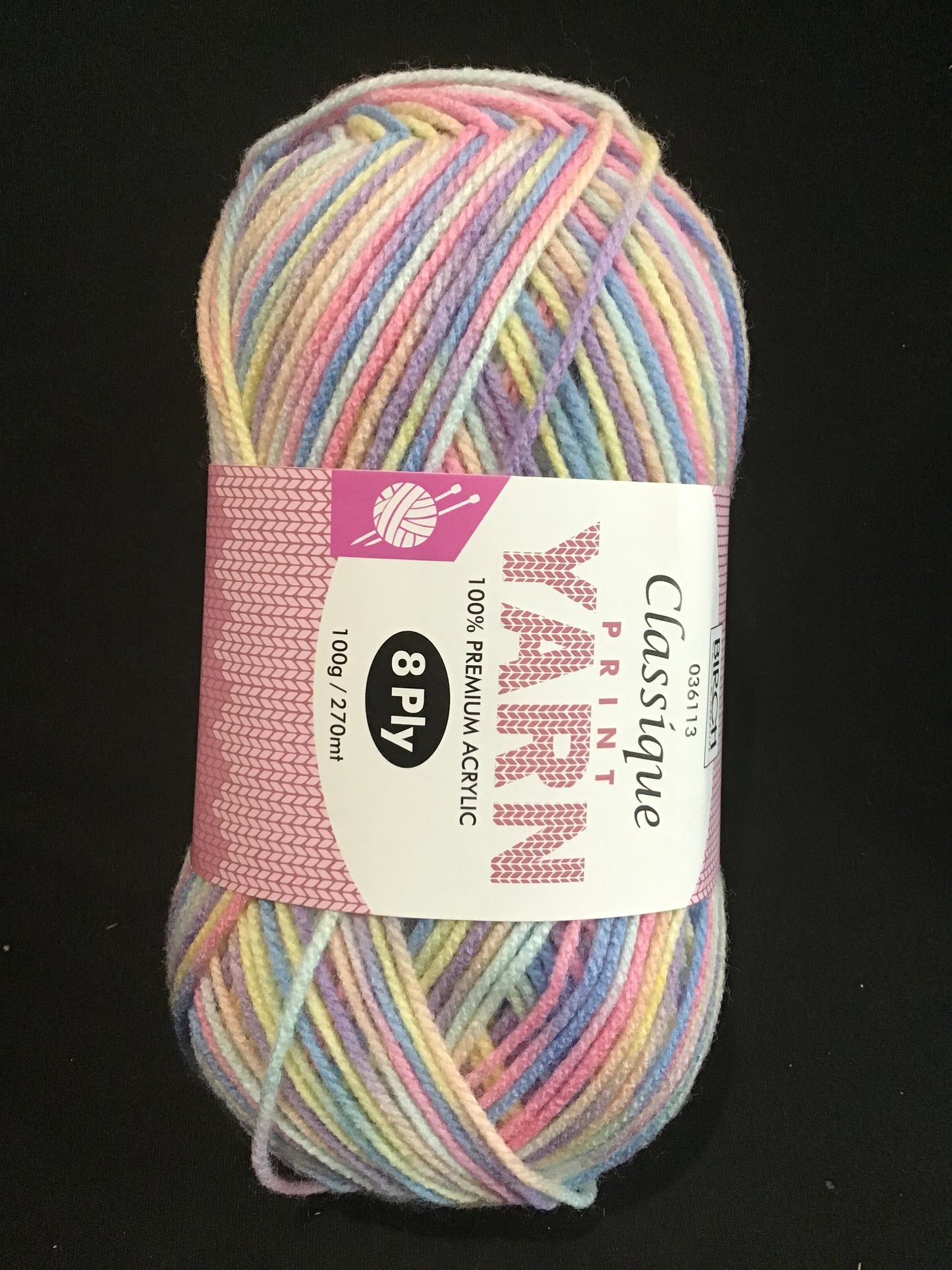 Knitting Yarn - 8 Ply - Classique Unicom - 100g - 270m - 100% Premium Acrylic