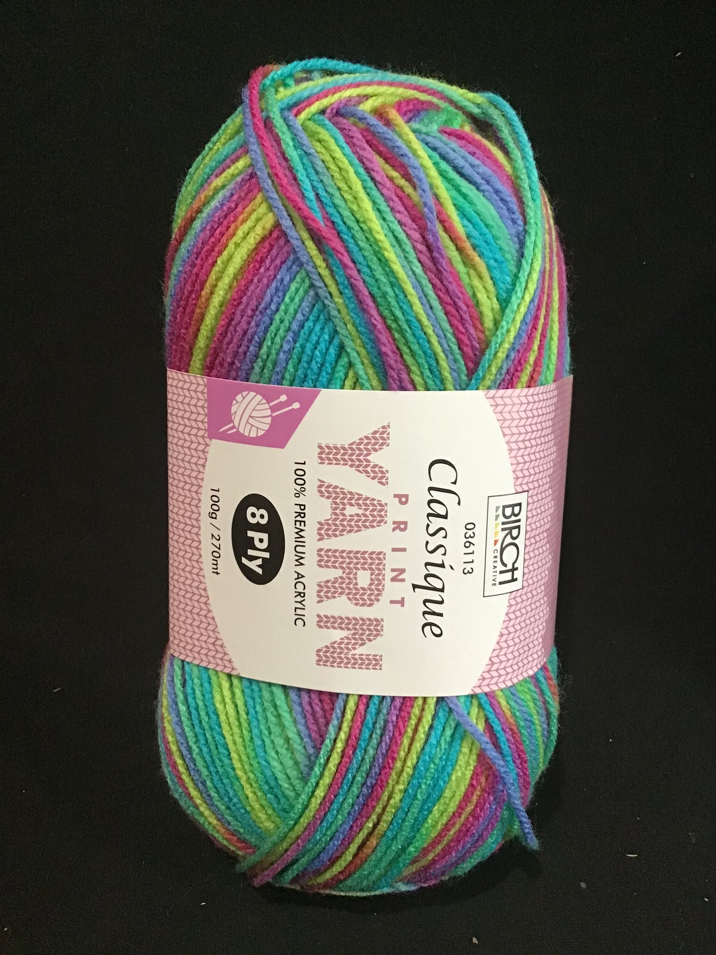 Knitting Yarn - 8 Ply - Classique Rosella - 100g - 270m - 100% Premium Acrylic