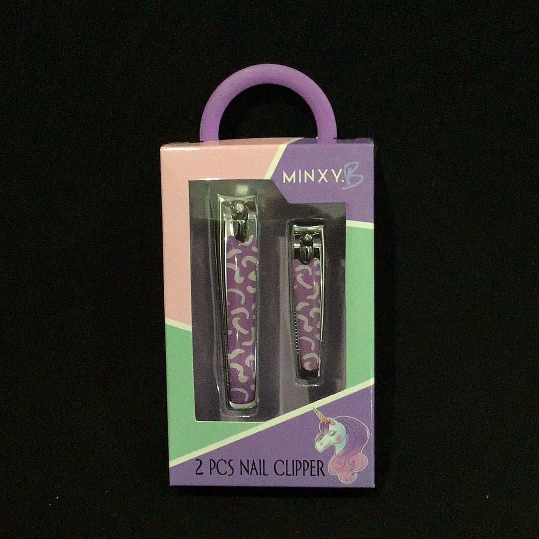 Unicorn Print Nail Clipper Set - 2 pcs