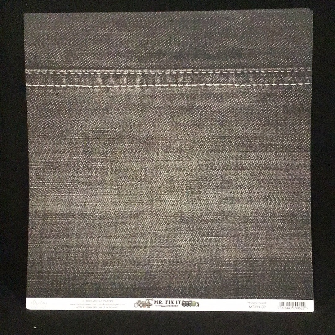 Mr. Fix It -09 - 1x Double sided sheet - 30.5x30.5cm