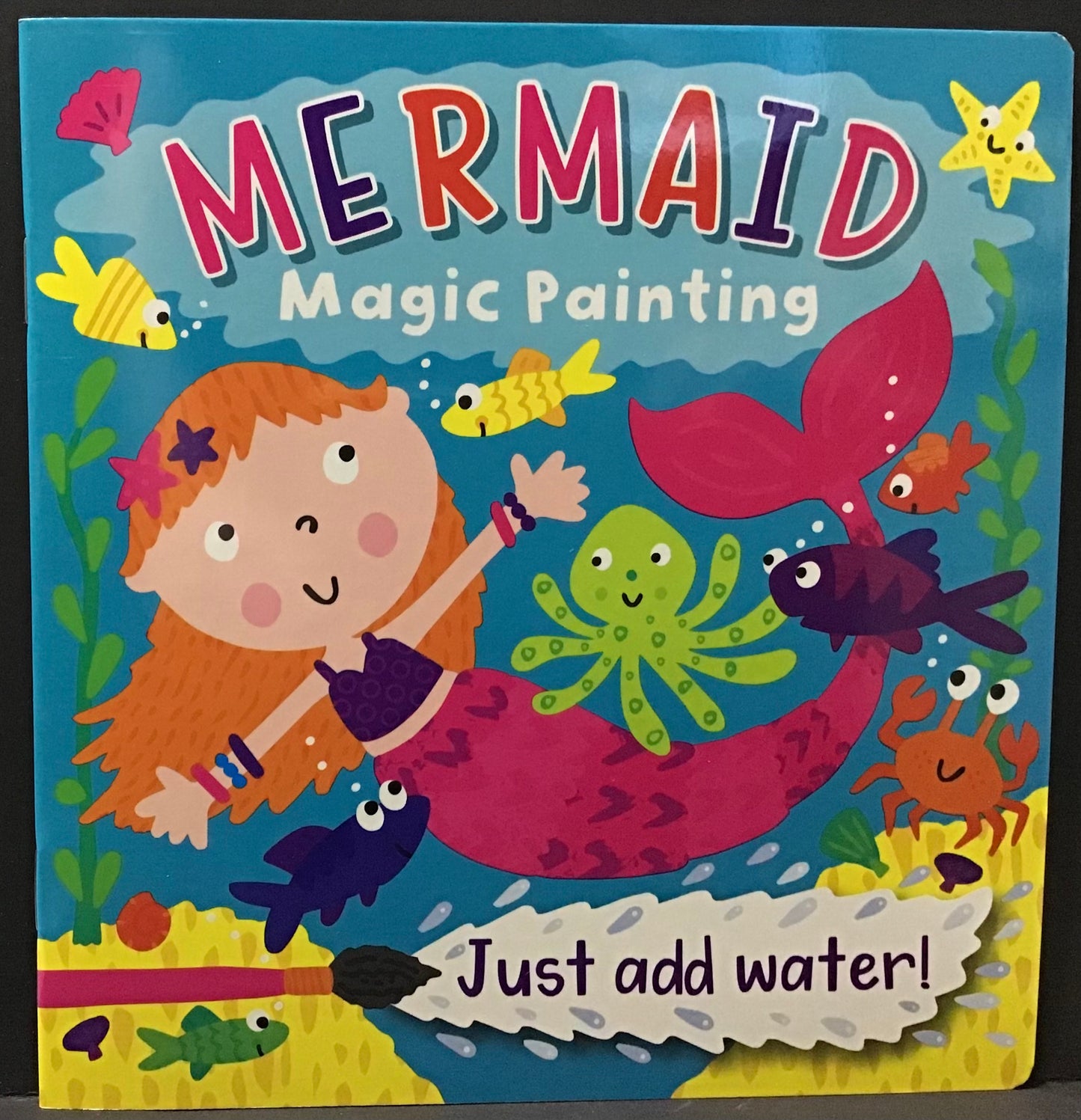 Paint with Water - Magic Painting Book - Mermaid