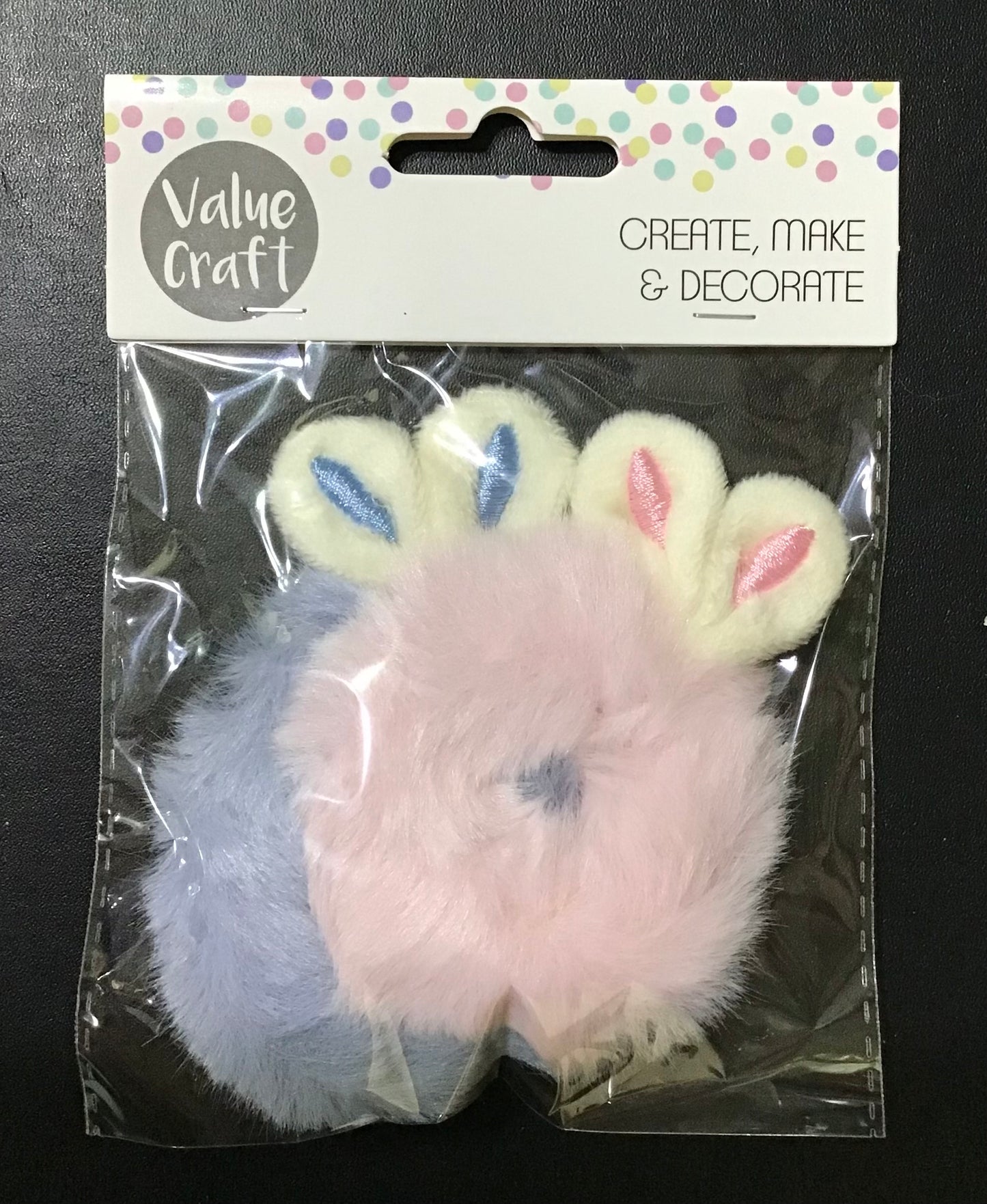 Easter Scrunchies with Ears - 2 Pk