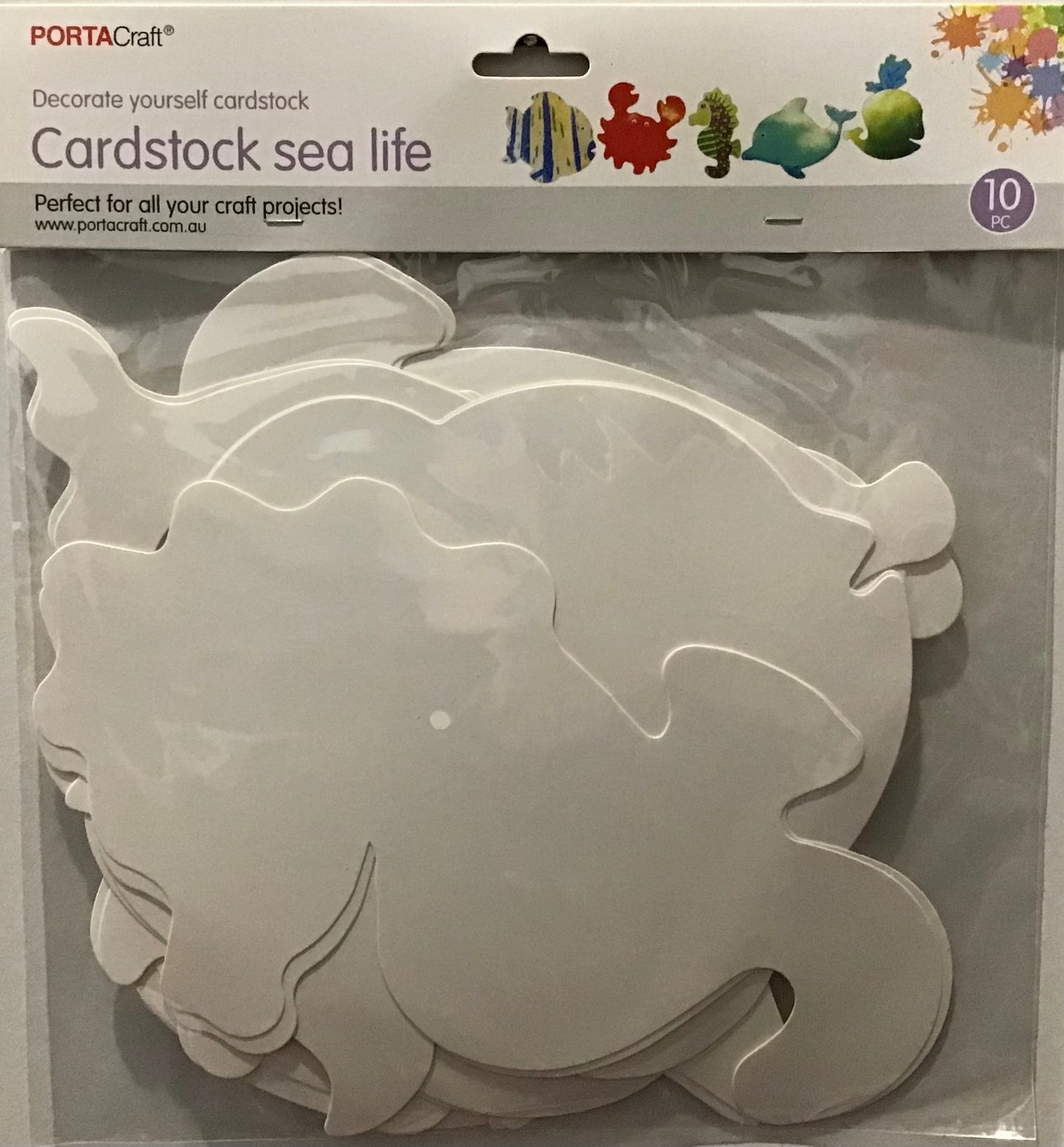 Cardstock Sea Life - 10pk