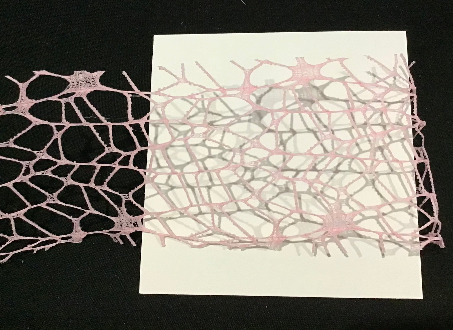 Ribbon Spider Mesh - Pink - 2m x 6cm