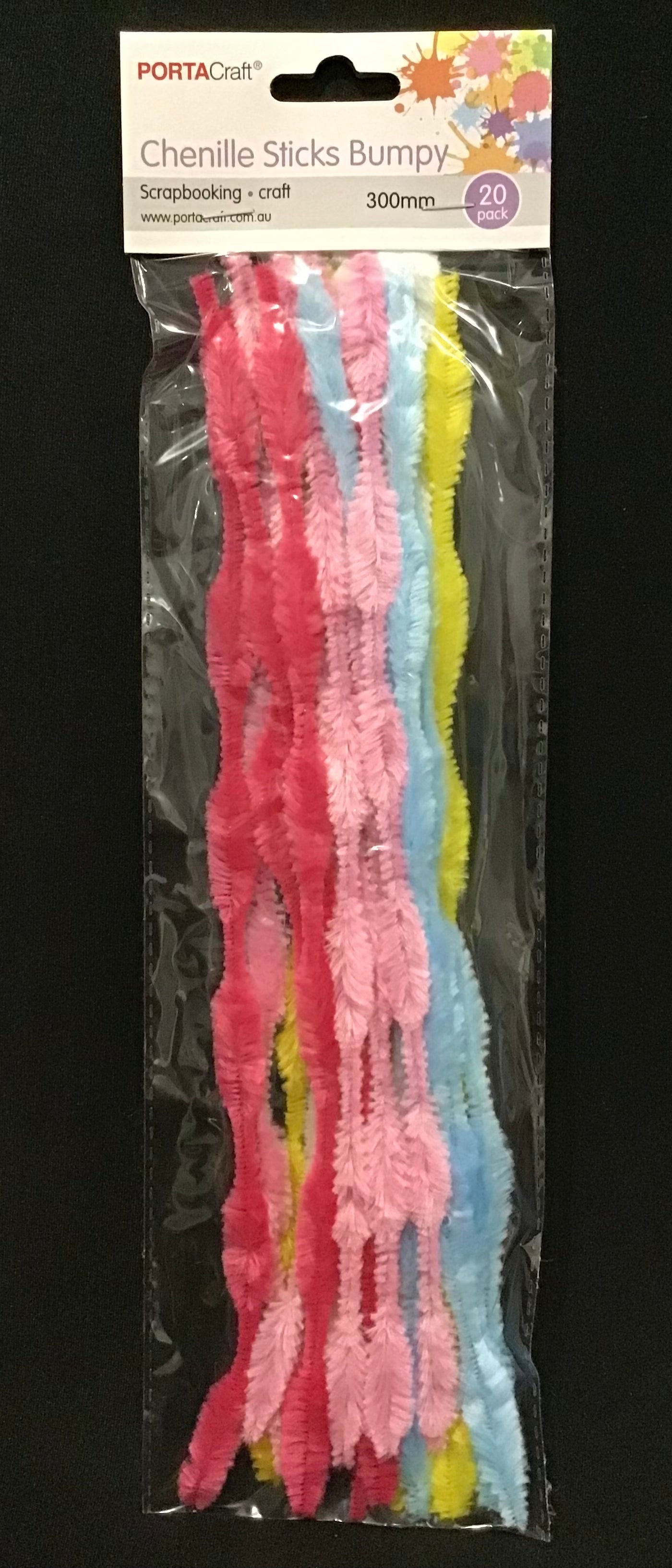 Pastel Bumpy Pipe Cleaners