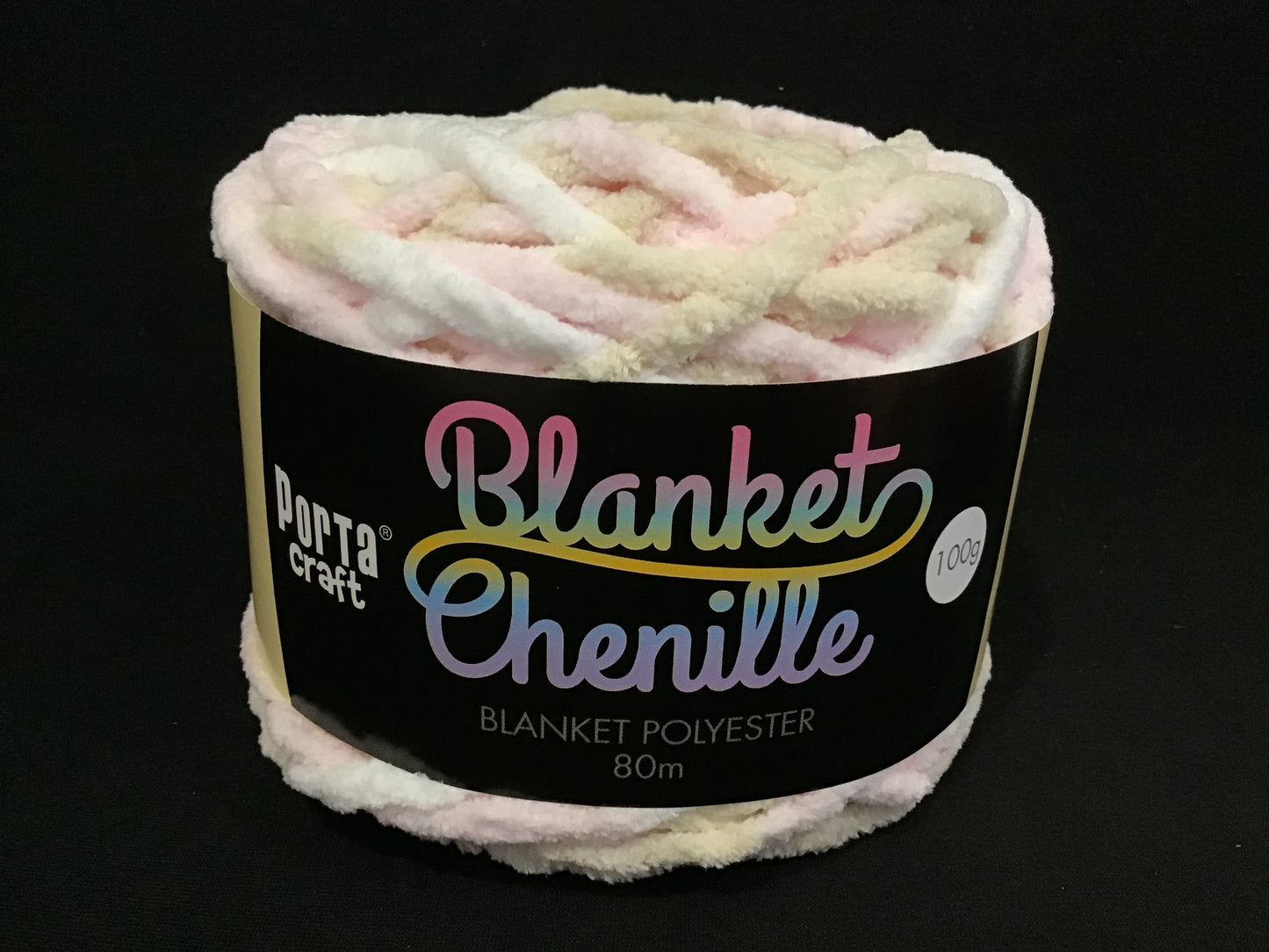 Blanket Chenille - Blanket Polyester Wool 80m - 100g - Multi Mallow Mocha