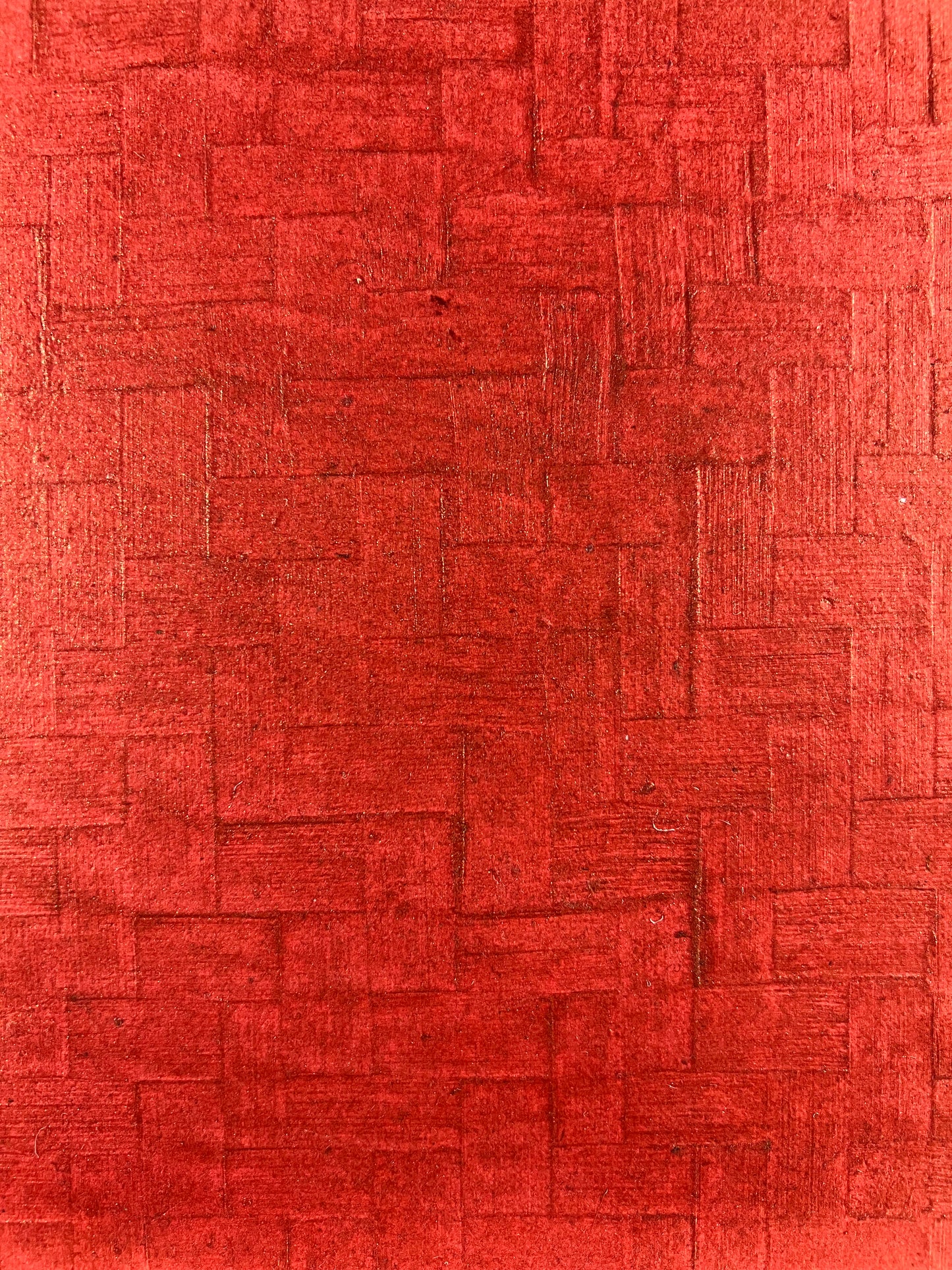 Handmade Paper - 1 x Weave Design - Bronze
