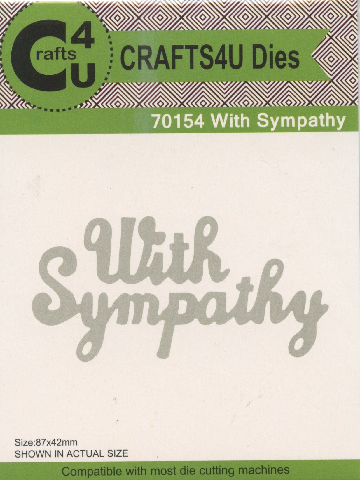 Dies - With Sympathy - wording