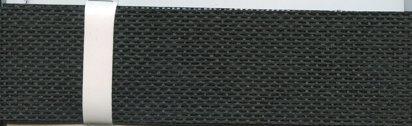 Woven Paper Ribbon - 60mm x 2m - Black