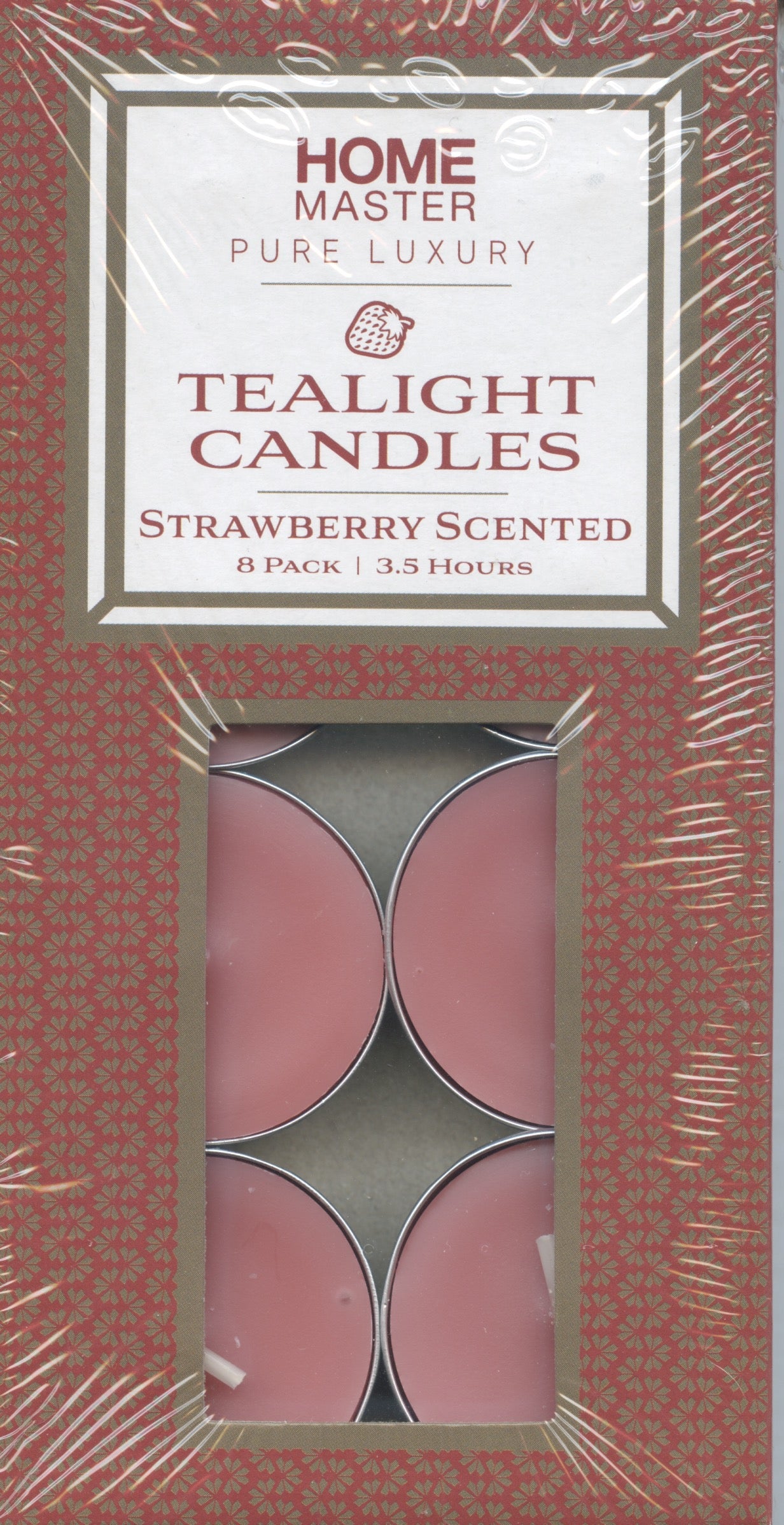 Tealight Candles - 8pk - Strawberry scented