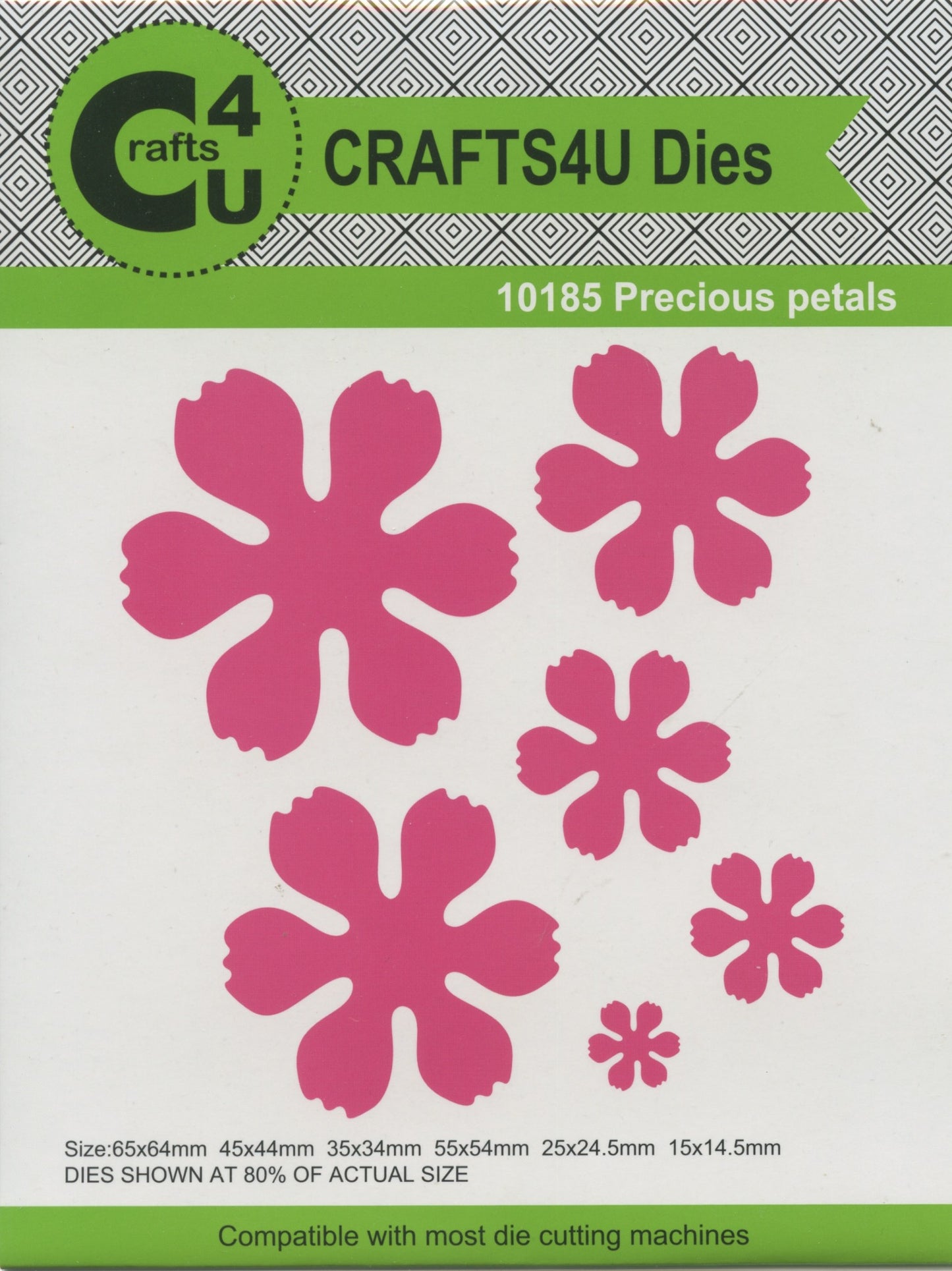 Precious Petals Die - Flower - 6 sizes