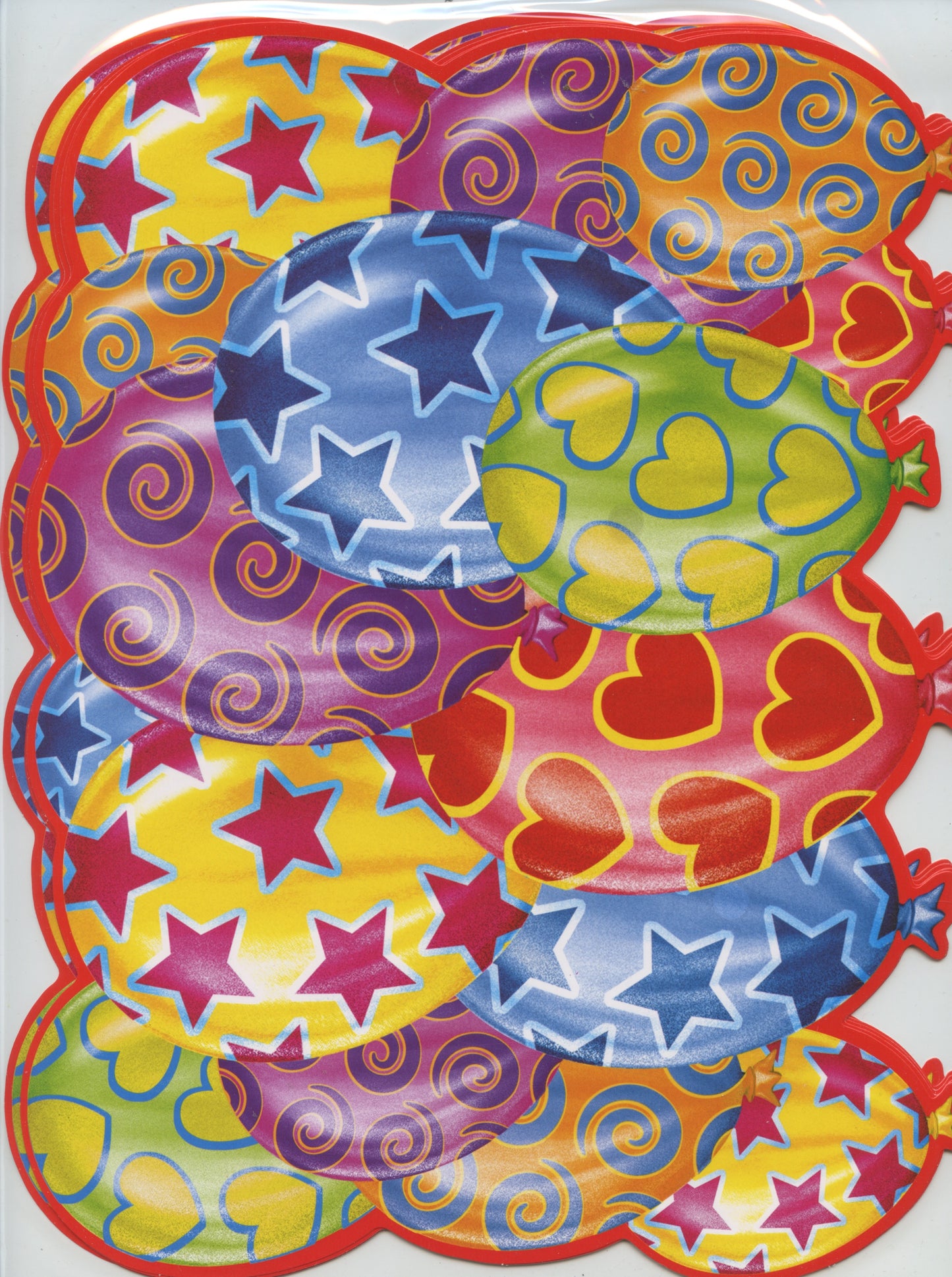 Time to Party - Table Mats - Balloons - 6 pcs