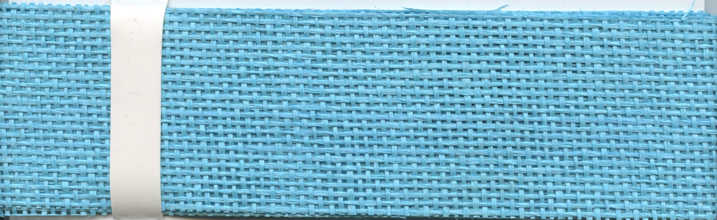 Woven Paper Ribbon - 60mm x 2m - Aqua