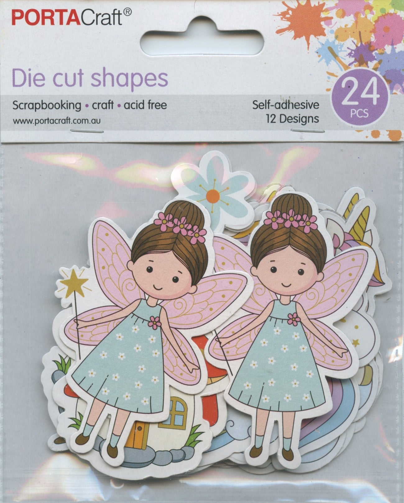 Paper Die-Cut Shapes - Magical World - 24pcs