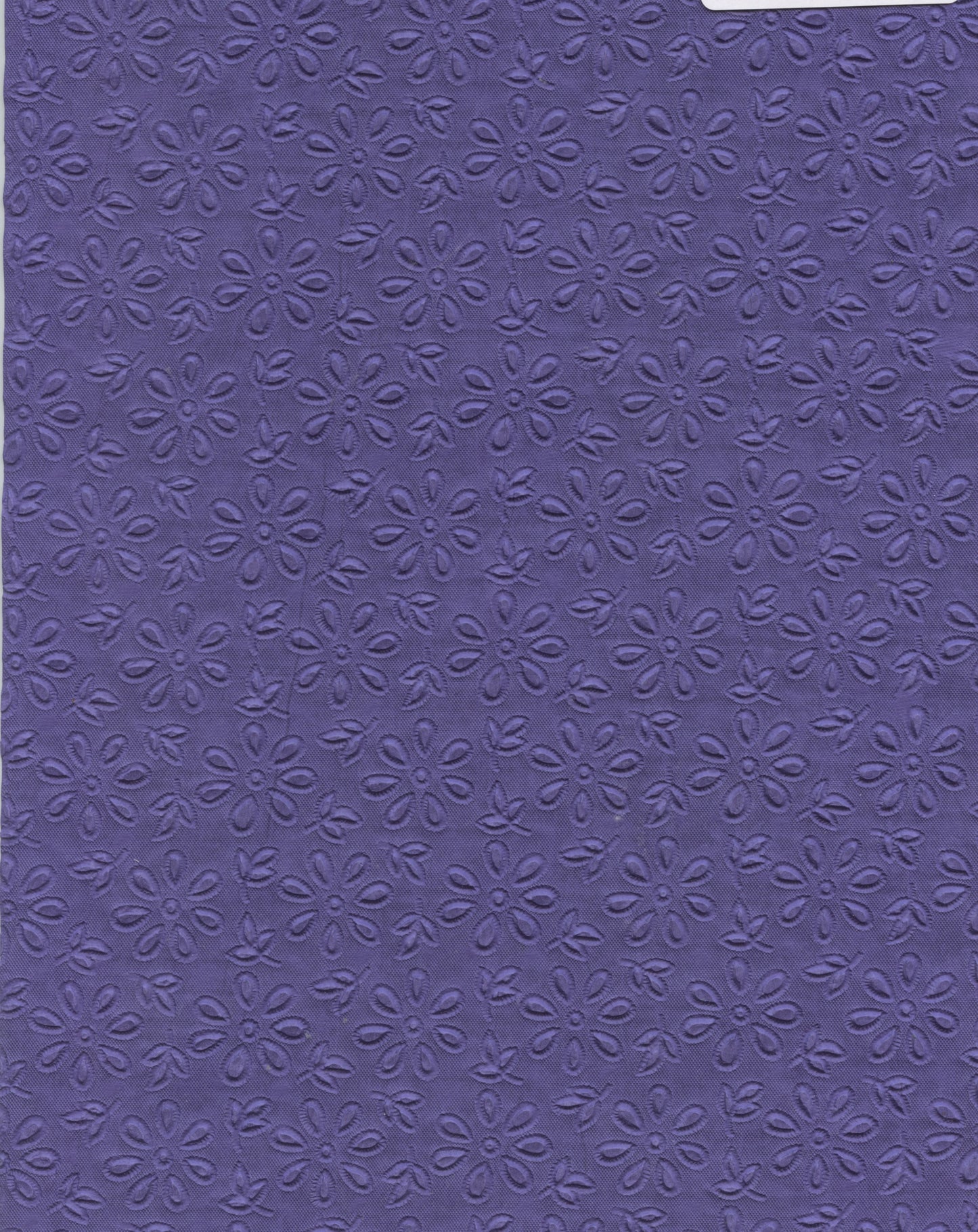 Specialty Paper 1 x A4 Embossed Daisy - Purple