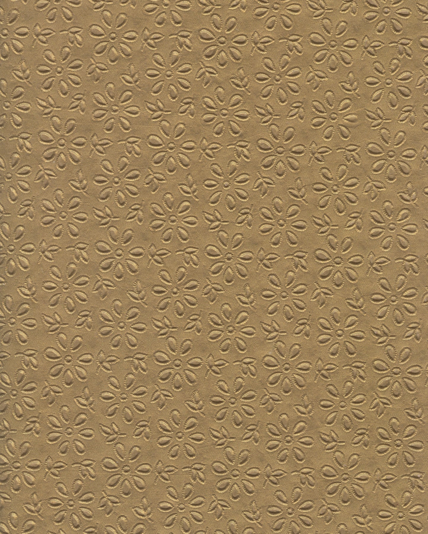 Specialty Paper 1 x A4 Embossed Daisy - Gold