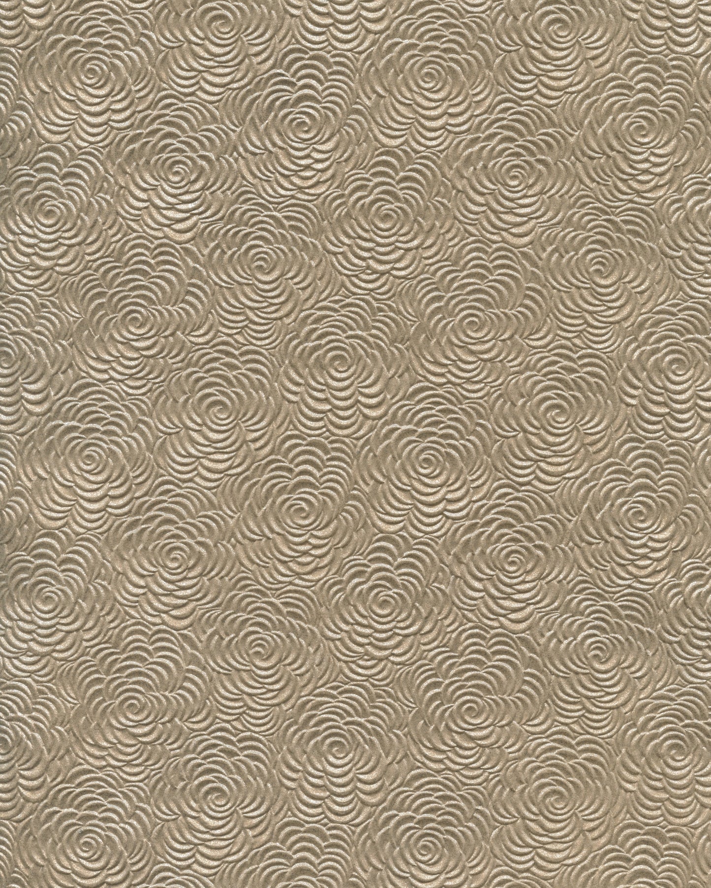 Specialty Paper 1 x A4 Embossed Handmade Floret - Soft Gold