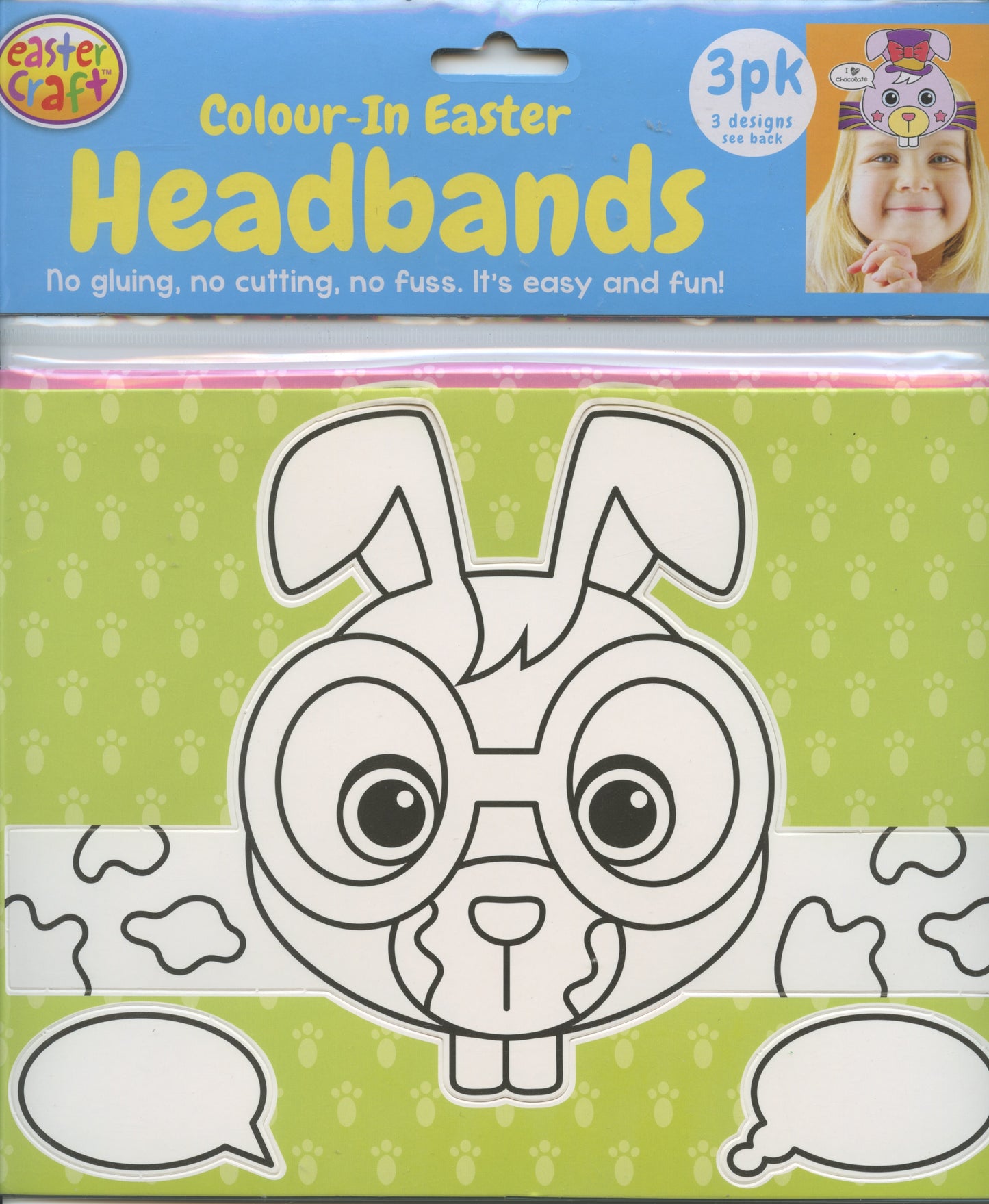 Colour-In Easter Headbands - 3 pack