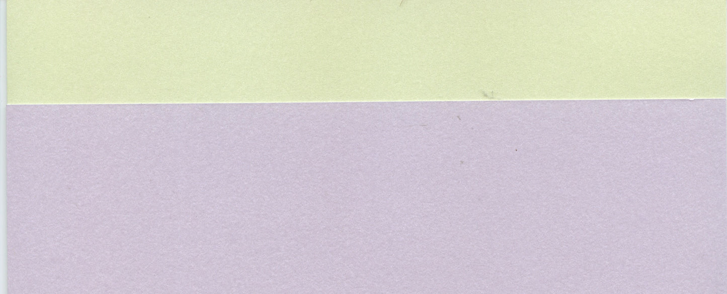 Specialty Paper - A4 Pearl Paper - Mint & Mauve - 2 Sheets