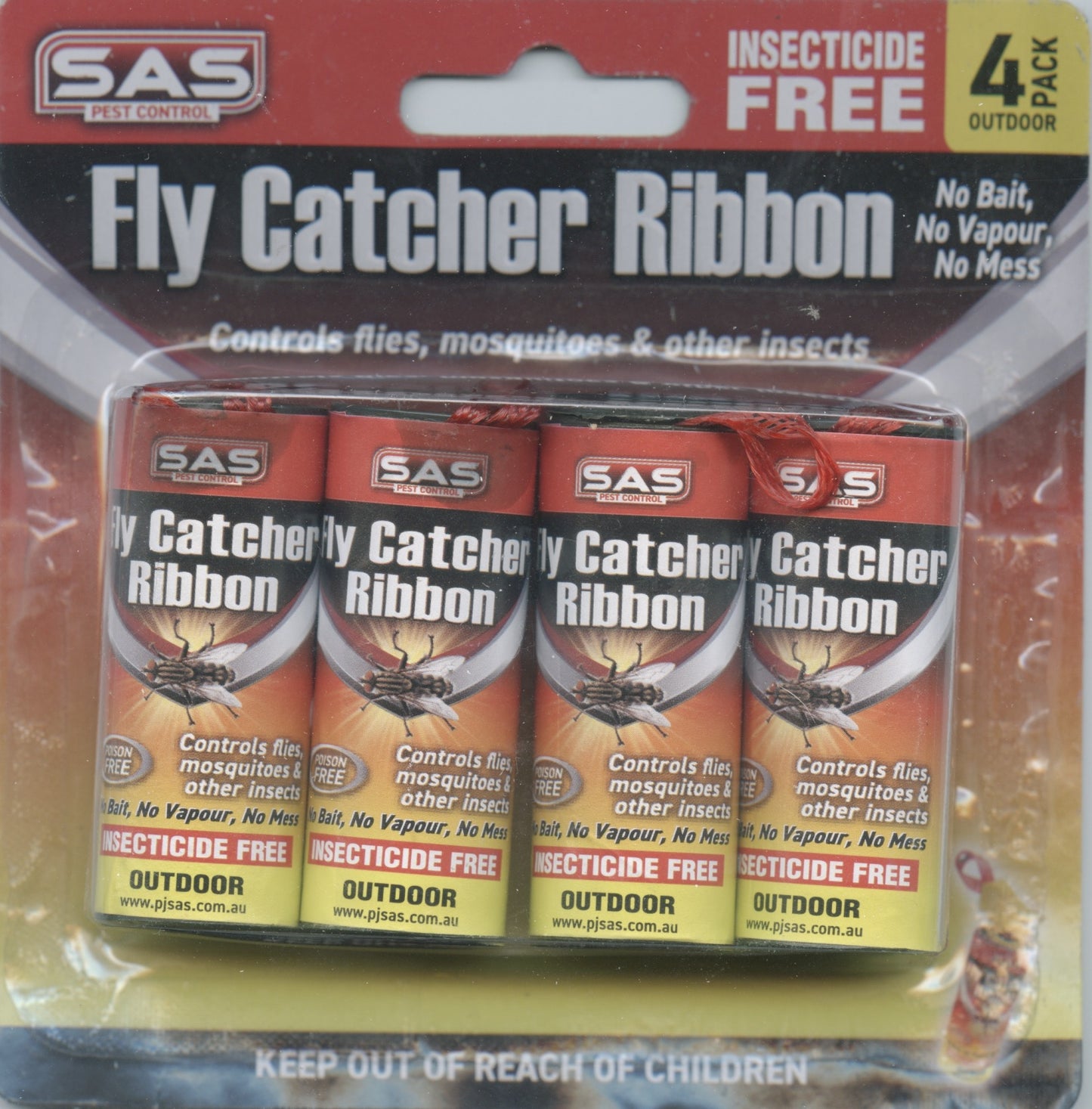 Fly Catcher Ribbon - 4 Pack