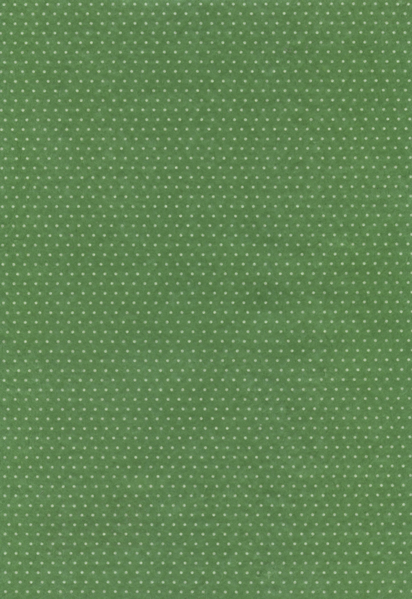Printed Felt - Green with Small White Dots - 1 Piece
