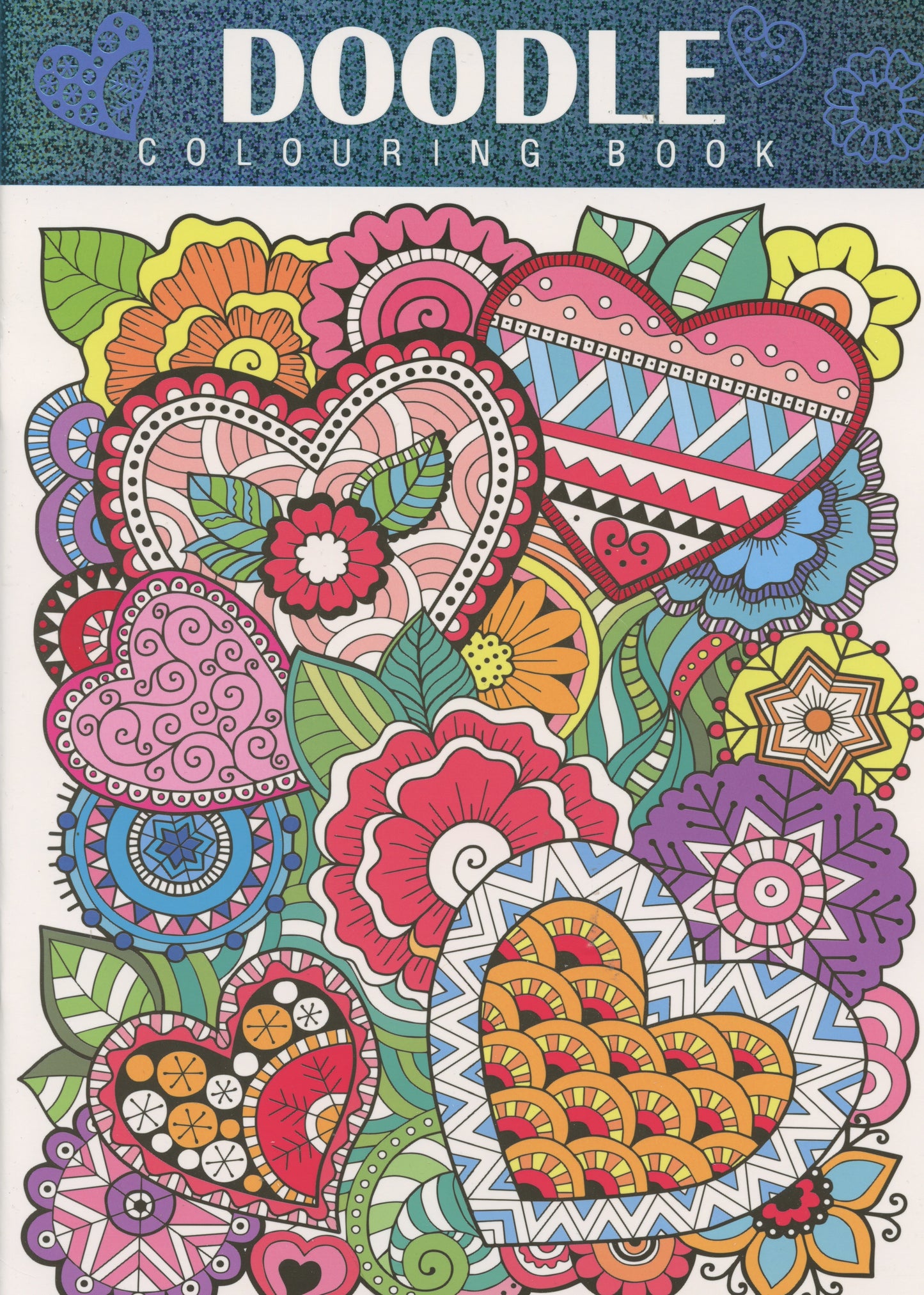 Doodle Colouring Book - Various Designs - 15 Pages