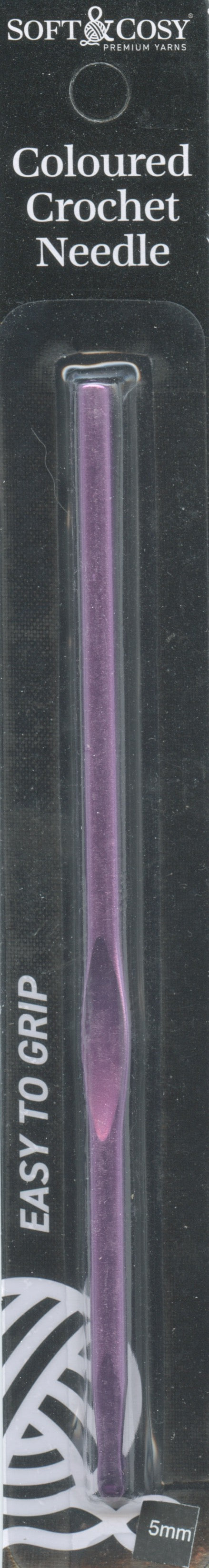Crochet Needle - Purple - 5mm