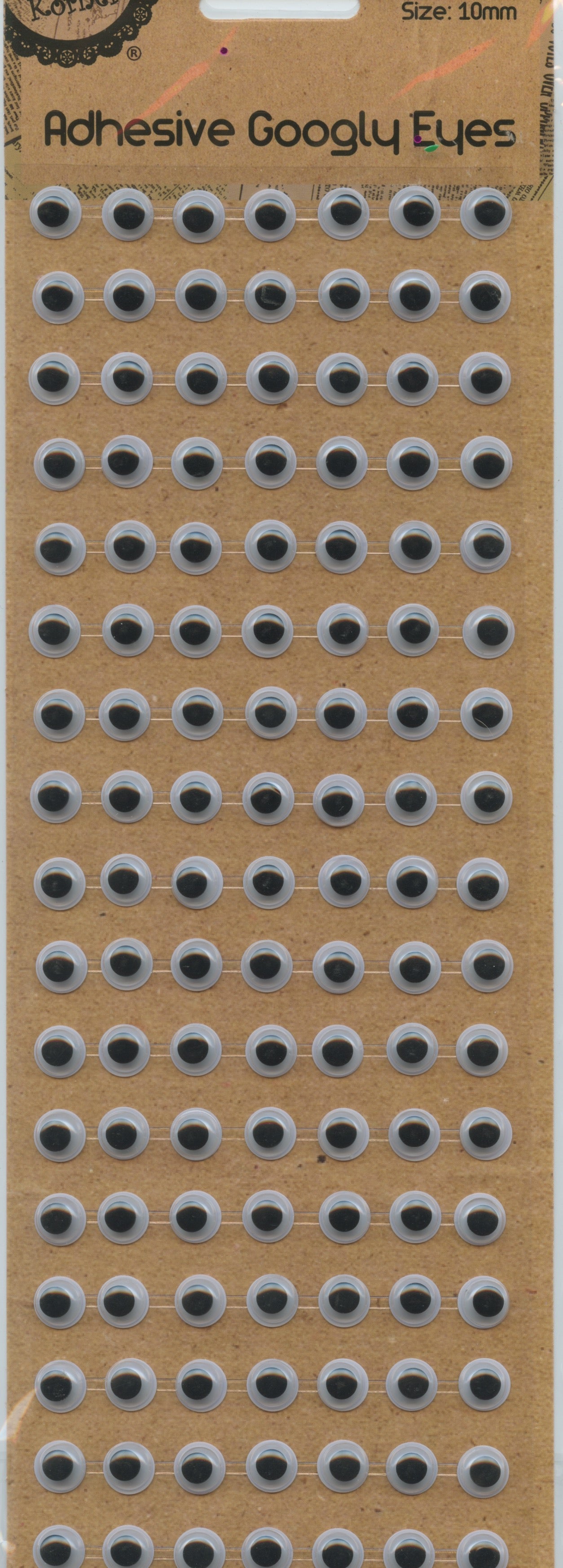 Adhesive Googly Eyes - 10mm - Pack of 119