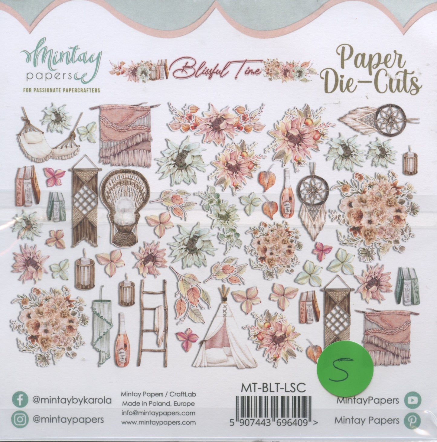 Paper Die-Cuts - Blissful Time - 56 pcs