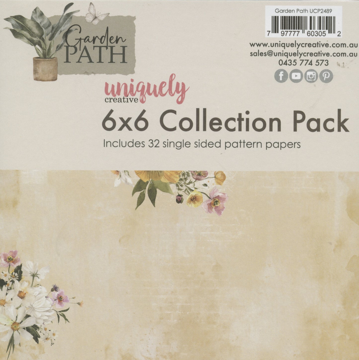 Garden Path - 6x6 Collection Paper Pack - 32 Pattern Papers