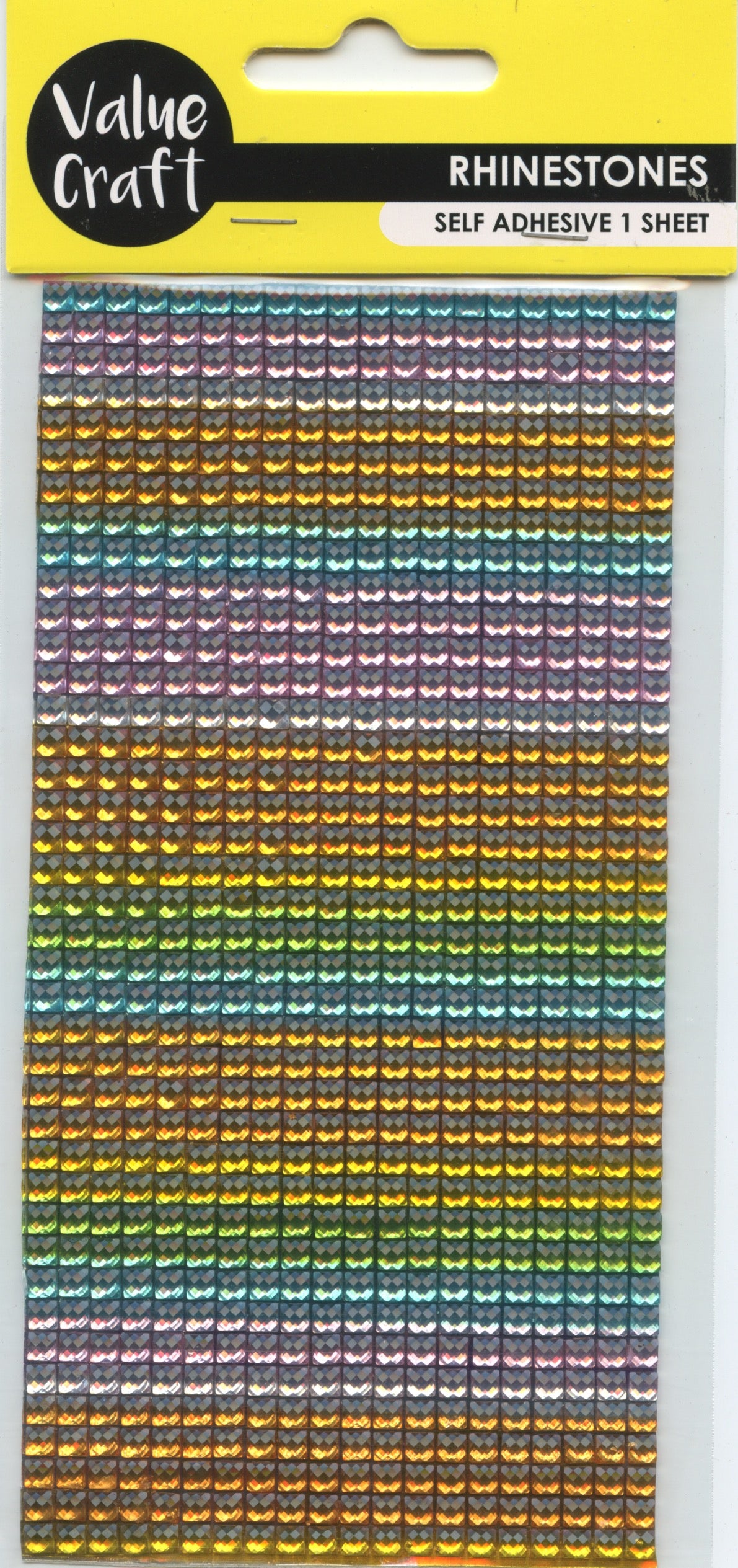 Rhinestones Sticker Sheet - Self Adhesive 800 pc