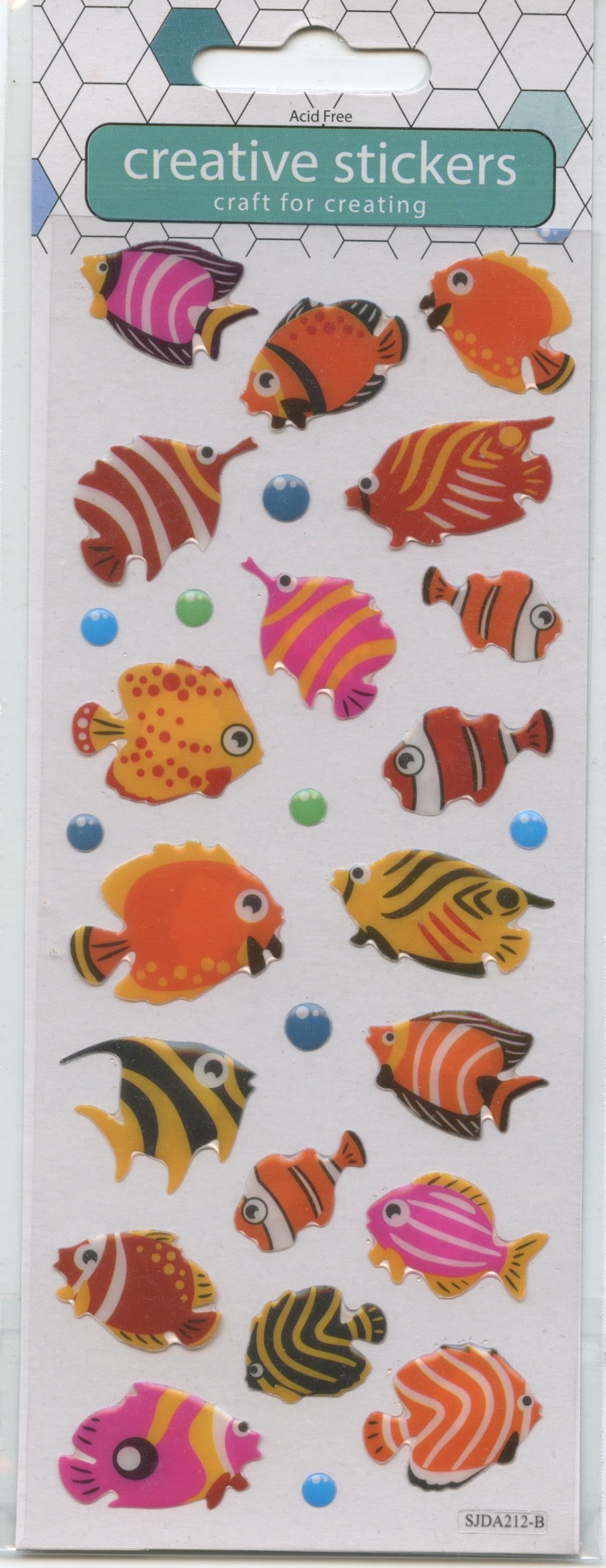 Coral Fish - Creative Stickers - 27 pc
