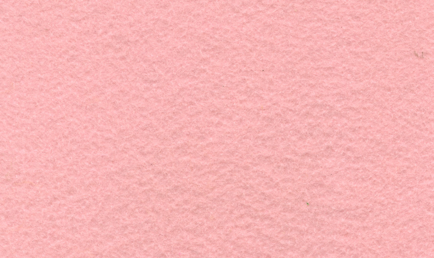 Felt - Rectangle 3 pieces - Pale Pink - 15cm x 10cm