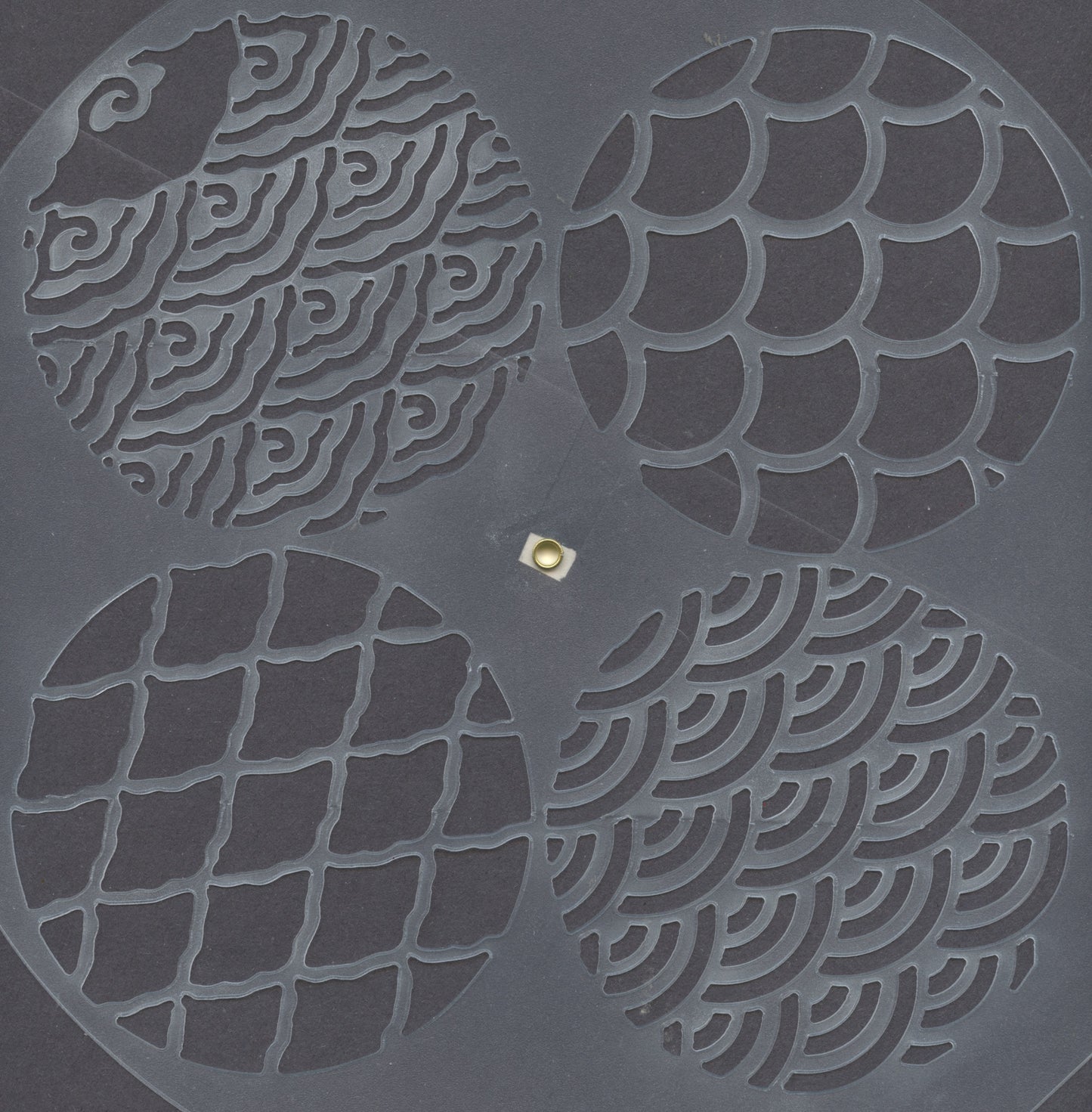 Craft Wheel Stencil - 4 Designs - Wheel #5