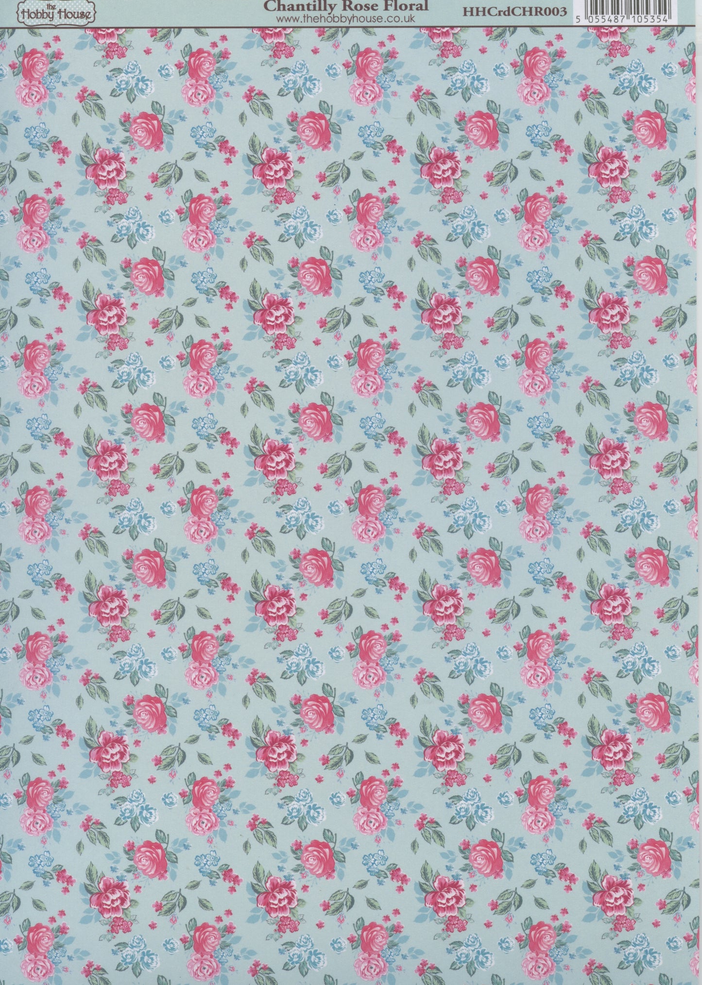 Hobby House Paper - Chantilly Rose Floral - 29.8x21cm