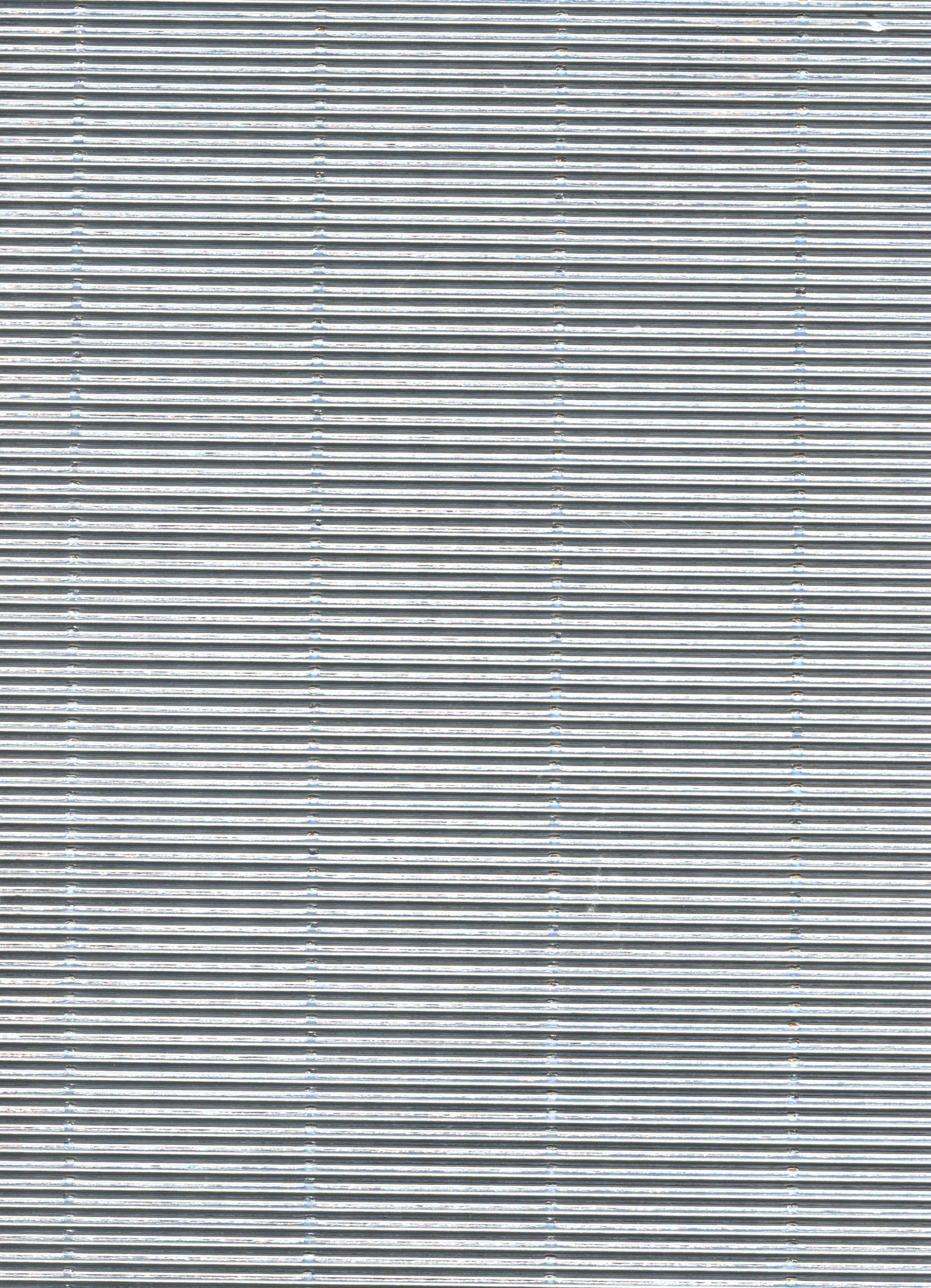 Metallic Corrugated A4 Card - Self Adhesive - Silver - 2 pack