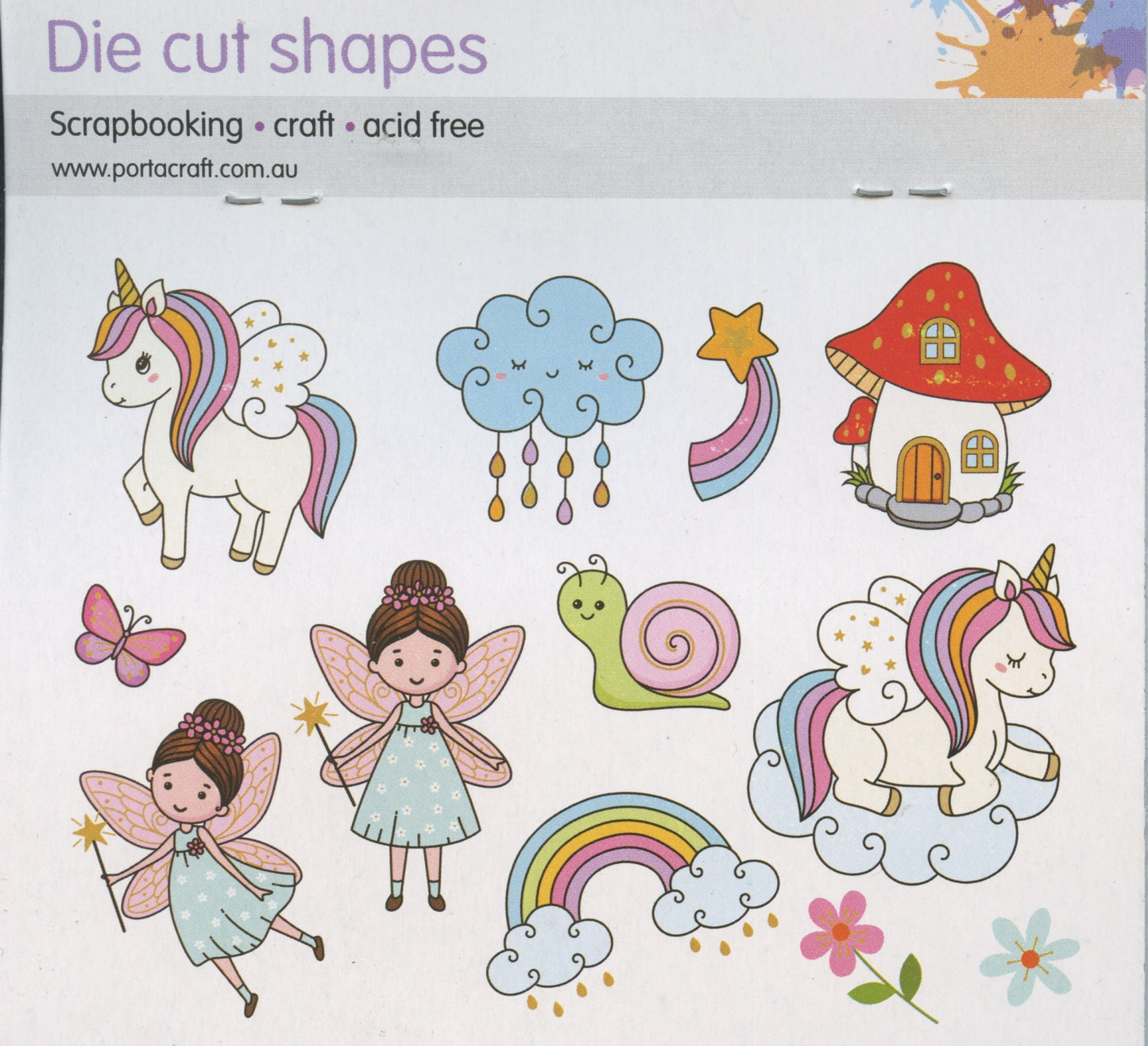 Paper Die-Cut Shapes - Magical World - 24pcs