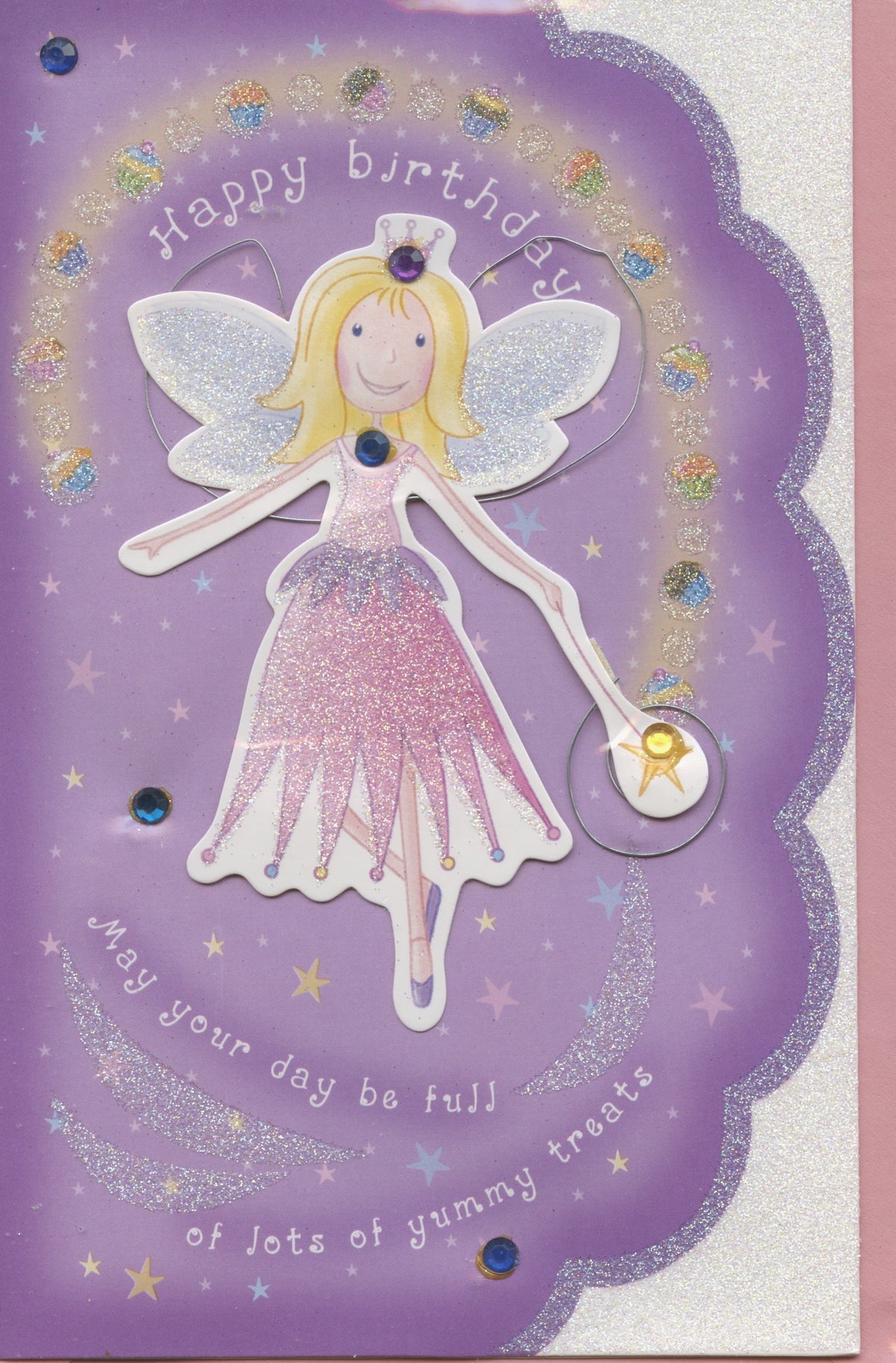 Happy Birthday - Girl - Card and envelope - Fairy 1