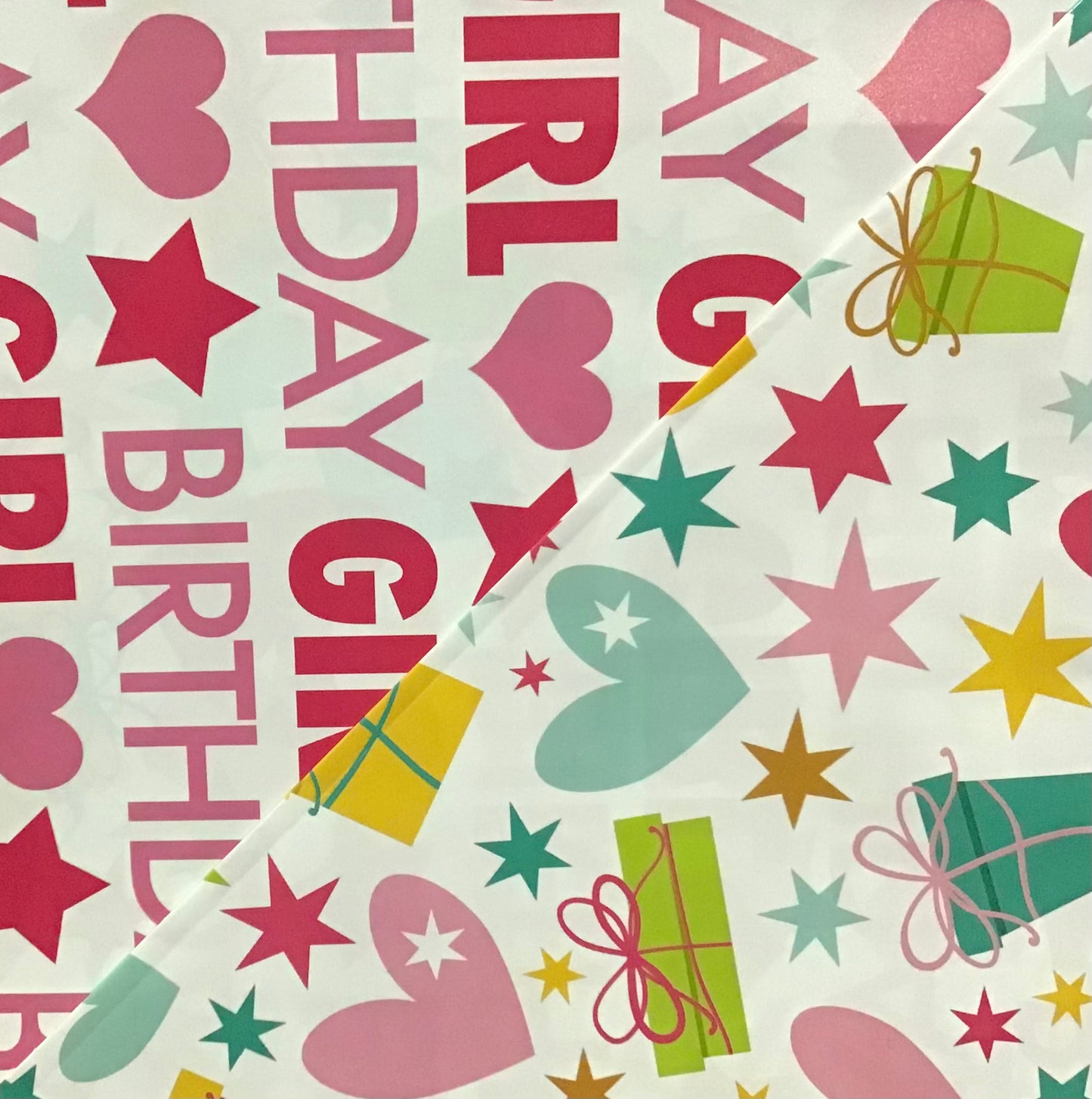 Koala Collection Wrap D/S 2x Party & Hearts/Birthday Girl - 69x49cm