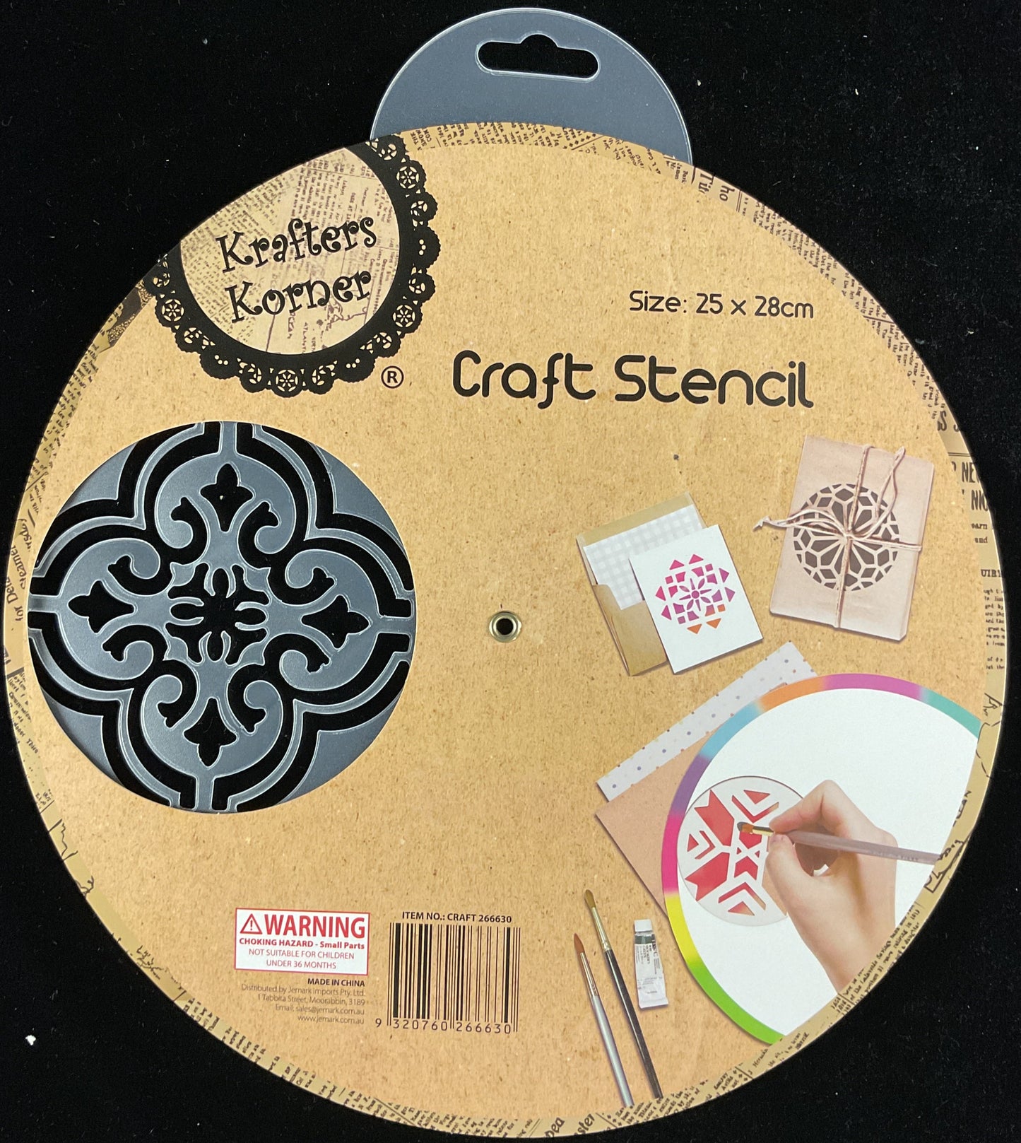 Craft Wheel Stencil - 4 Designs - Wheel #1