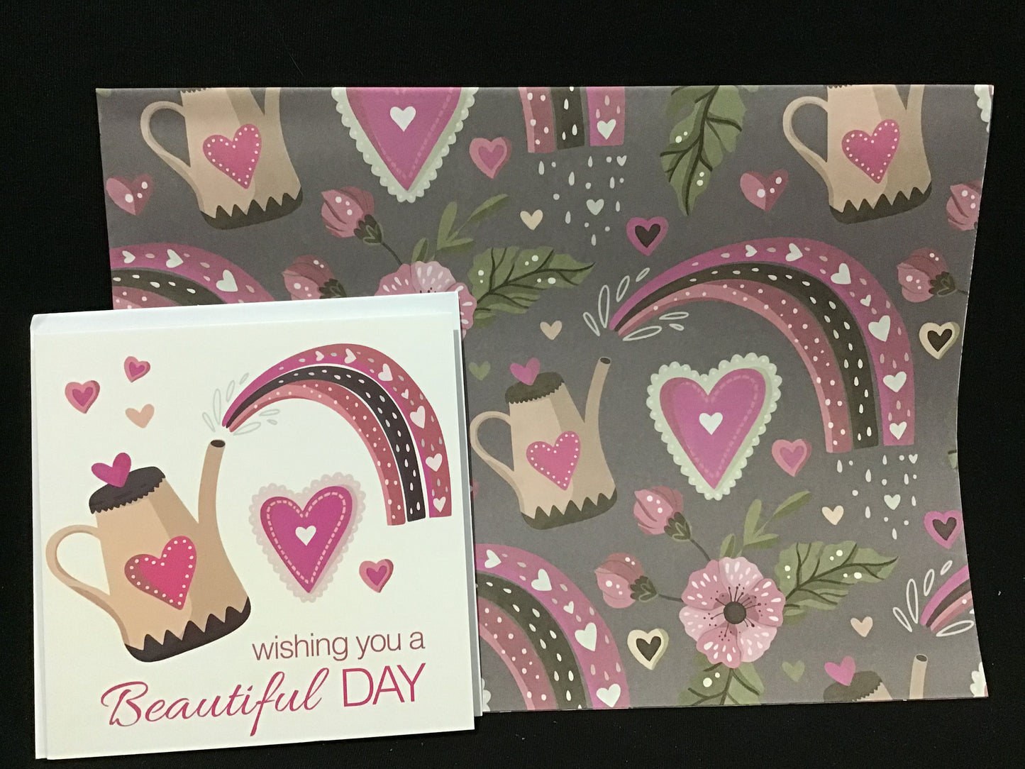 Koala Collection Wrap & Greeting Card - Tea Party Hats - 1 of each