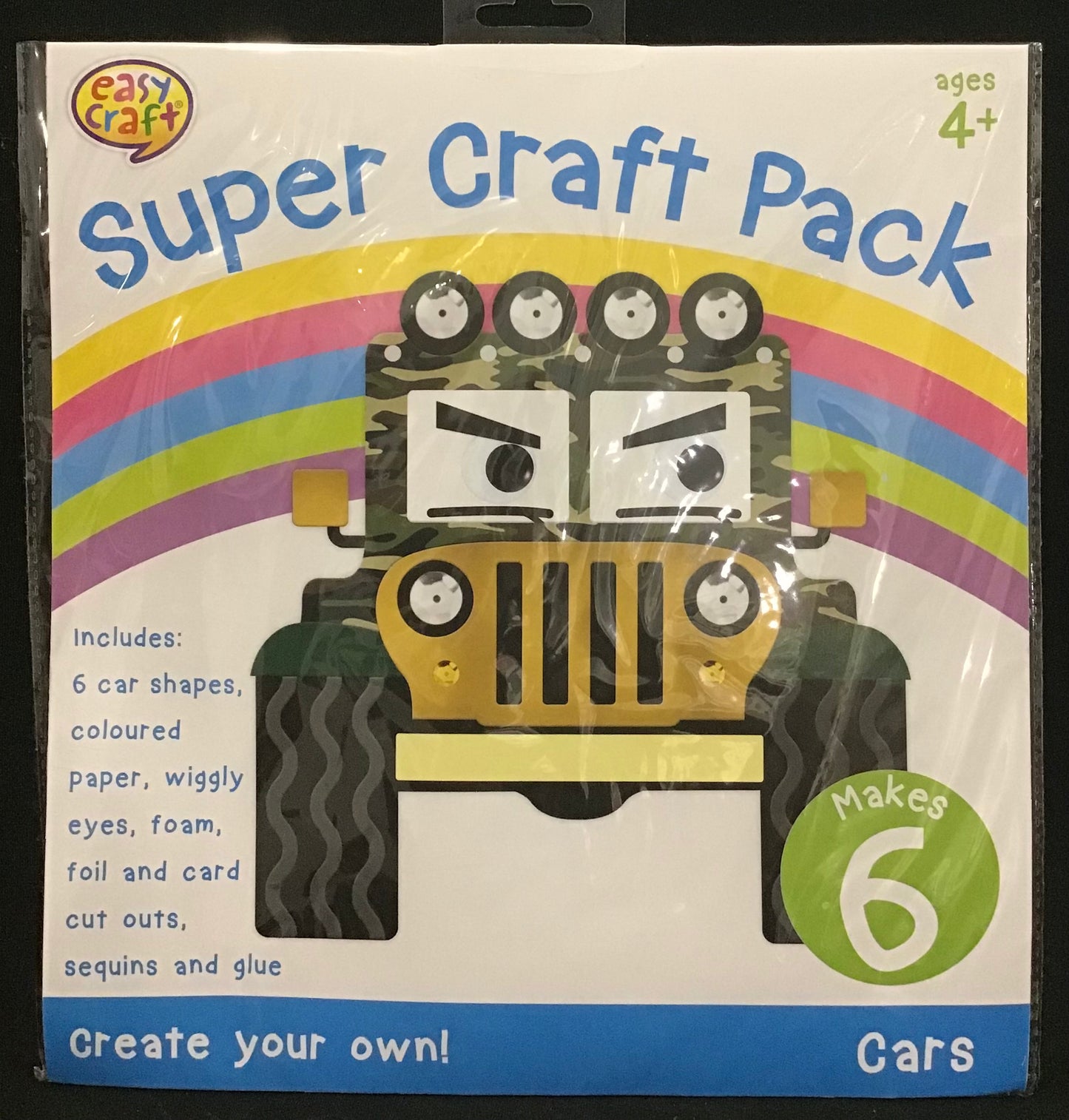 Super Craft Pack - Cars - Makes 6