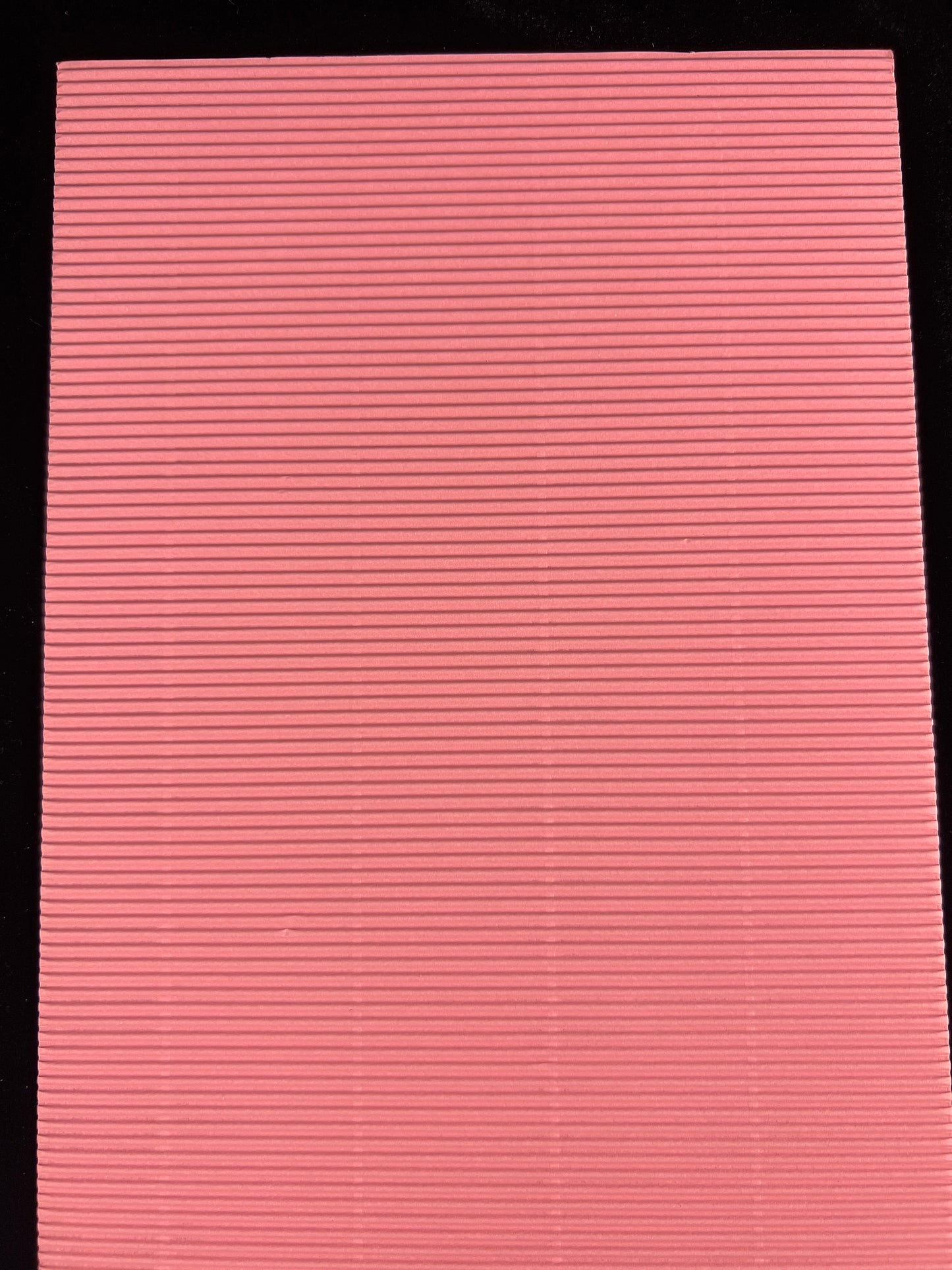 Corrugated A4 Card - Self Adhesive - Pink - 1 sheet