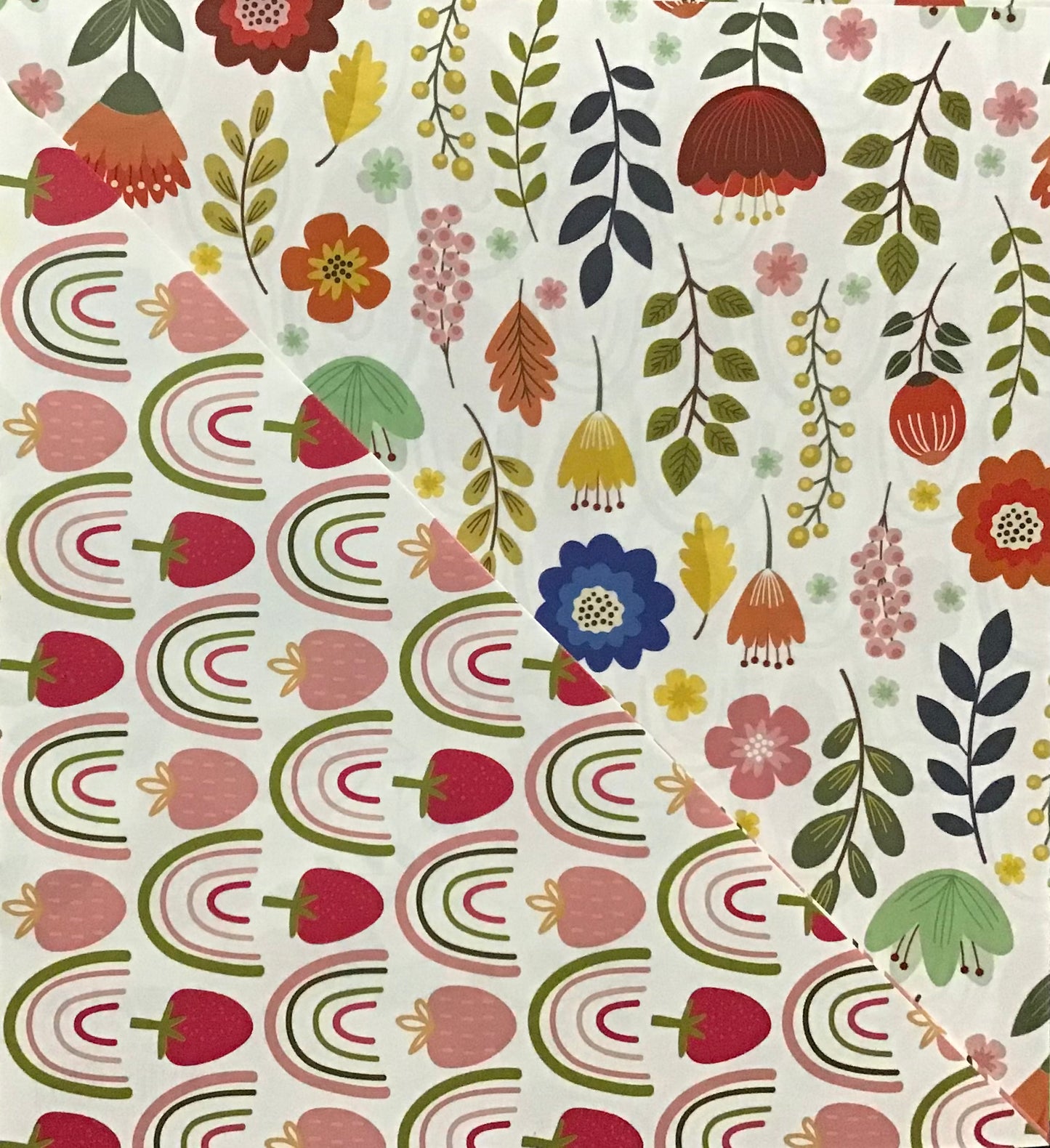 Koala Collection Wrap D/S - 2x Bright Petals/Strawberry Rainbows - 69x49cm