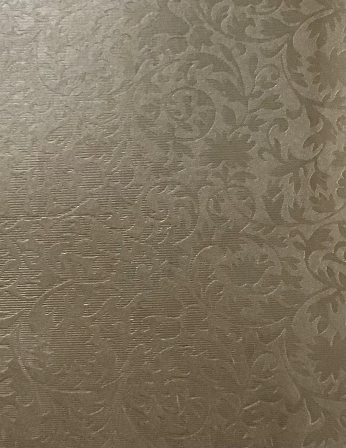 Specialty Paper 3 x Handmade A4 Soft Gold Botanical (Paisley Style) Embossed Paper