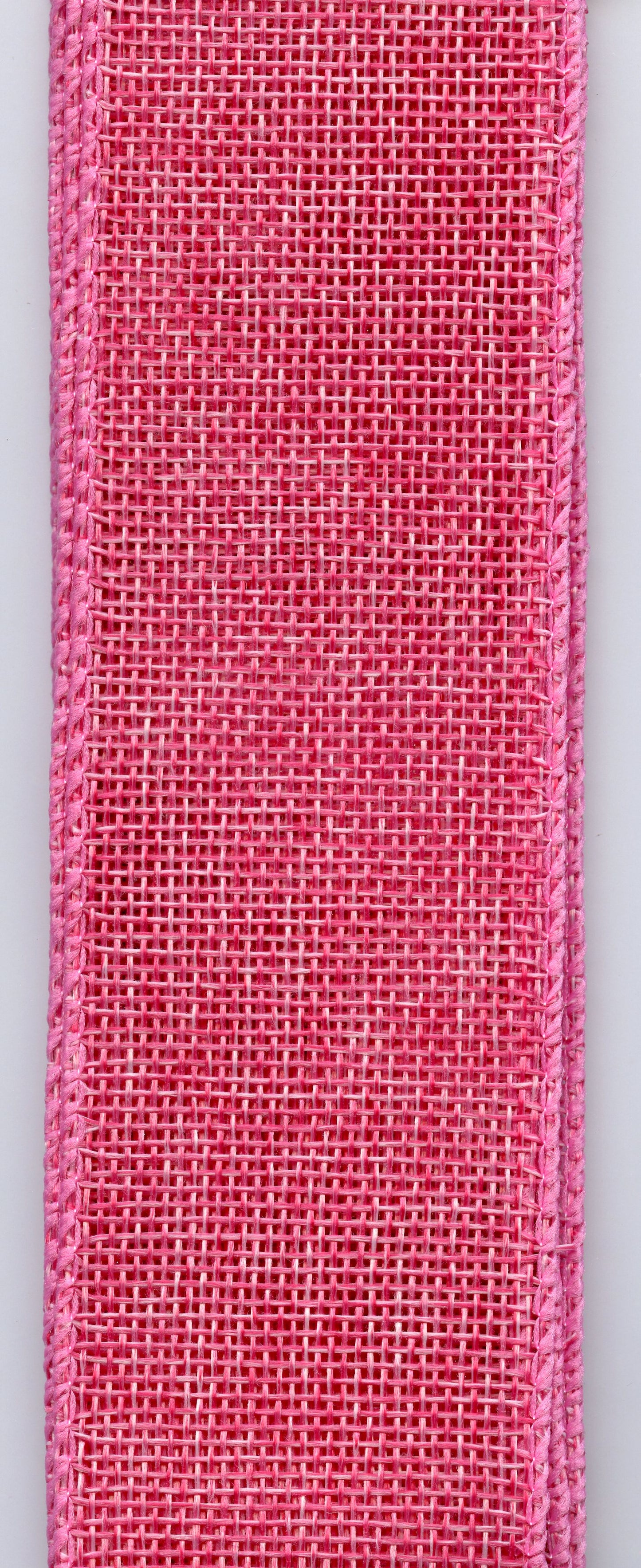 Easter Dreams - Jute Ribbon Wire Edged - Pink - Approx 4.5cm x 3m
